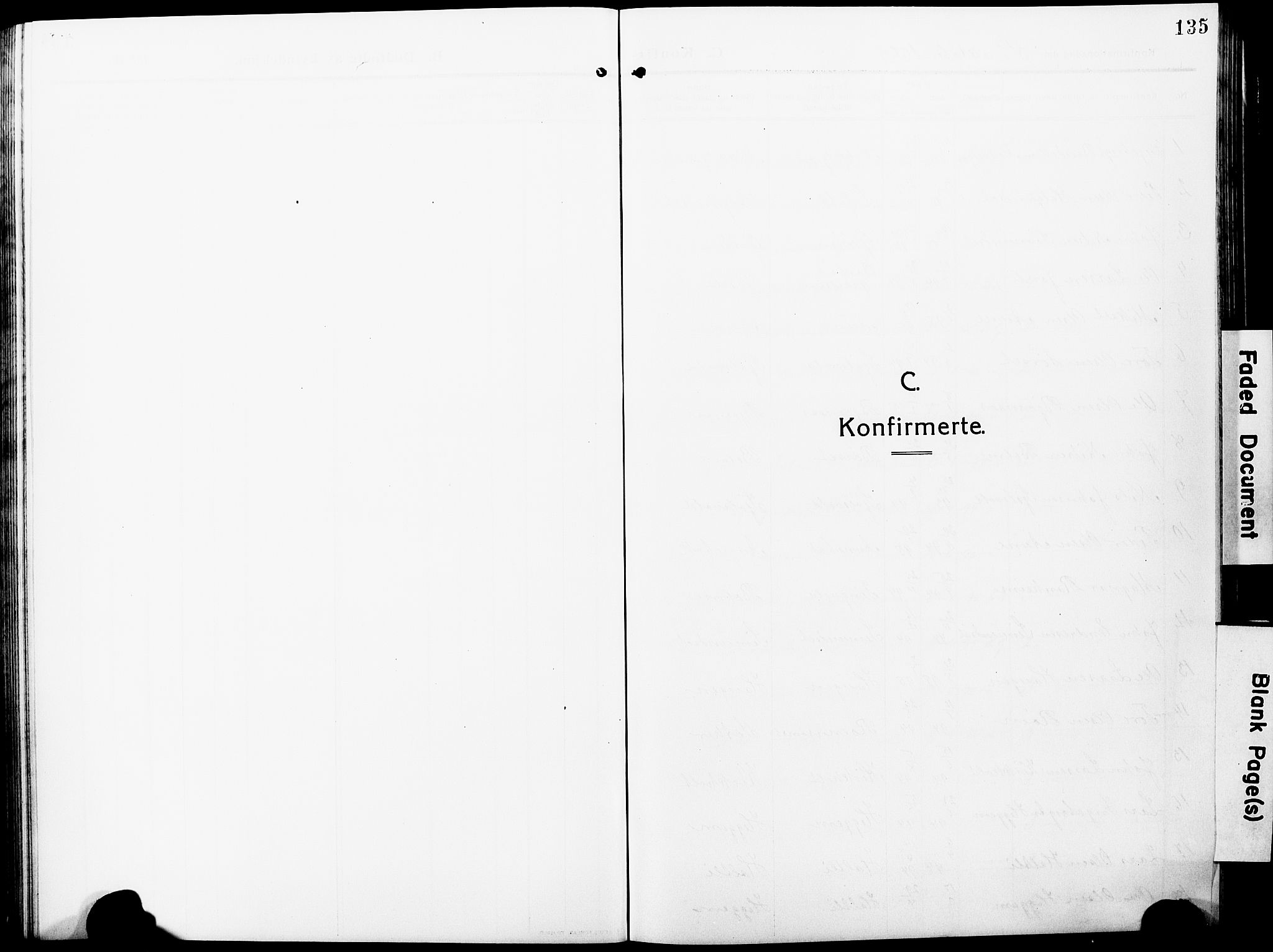 Ministerialprotokoller, klokkerbøker og fødselsregistre - Møre og Romsdal, SAT/A-1454/598/L1079: Parish register (copy) no. 598C04, 1909-1927, p. 135