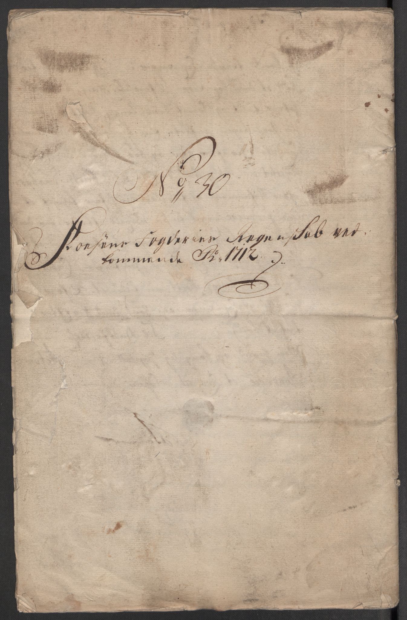 Rentekammeret inntil 1814, Reviderte regnskaper, Fogderegnskap, AV/RA-EA-4092/R57/L3861: Fogderegnskap Fosen, 1712-1713, p. 220