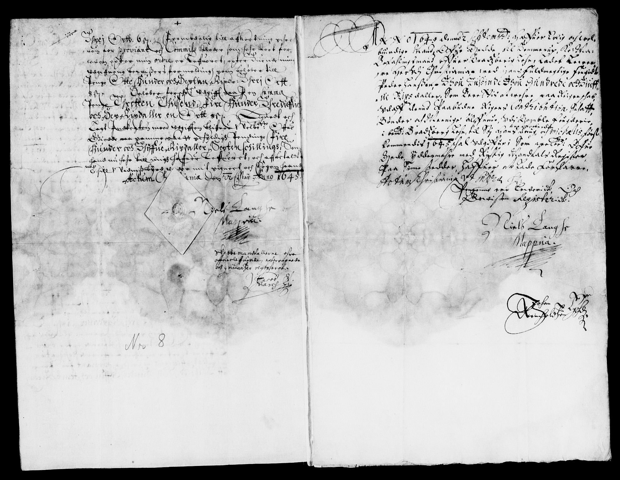 Rentekammeret inntil 1814, Reviderte regnskaper, Lensregnskaper, AV/RA-EA-5023/R/Rb/Rbp/L0032: Bratsberg len, 1645-1647