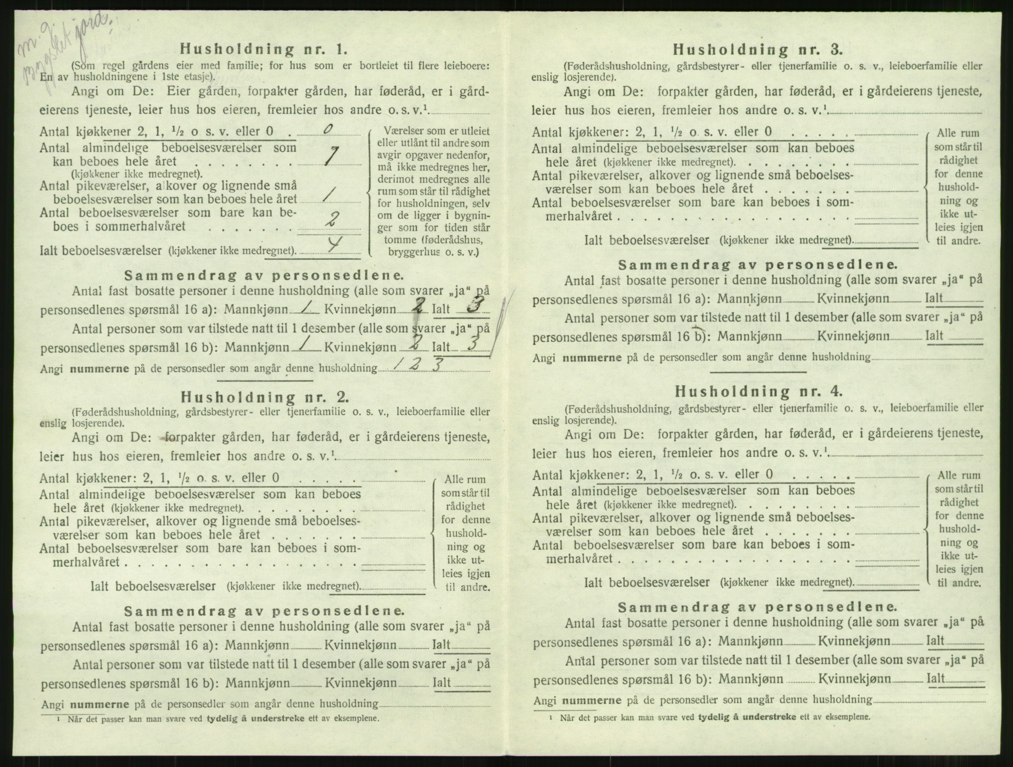 SAT, 1920 census for Sunndal, 1920, p. 631