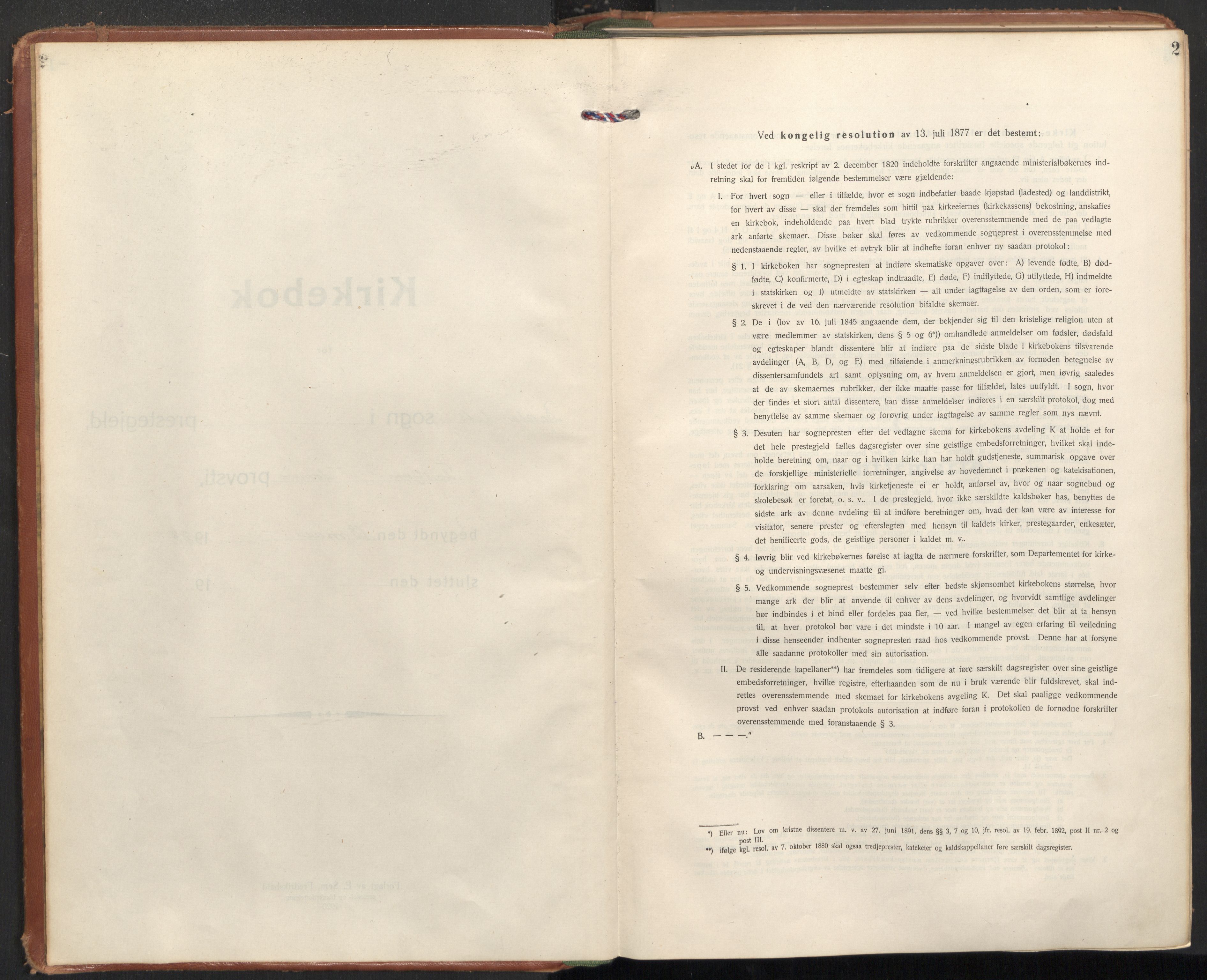 Ministerialprotokoller, klokkerbøker og fødselsregistre - Sør-Trøndelag, SAT/A-1456/604/L0208: Parish register (official) no. 604A28, 1923-1937, p. 2