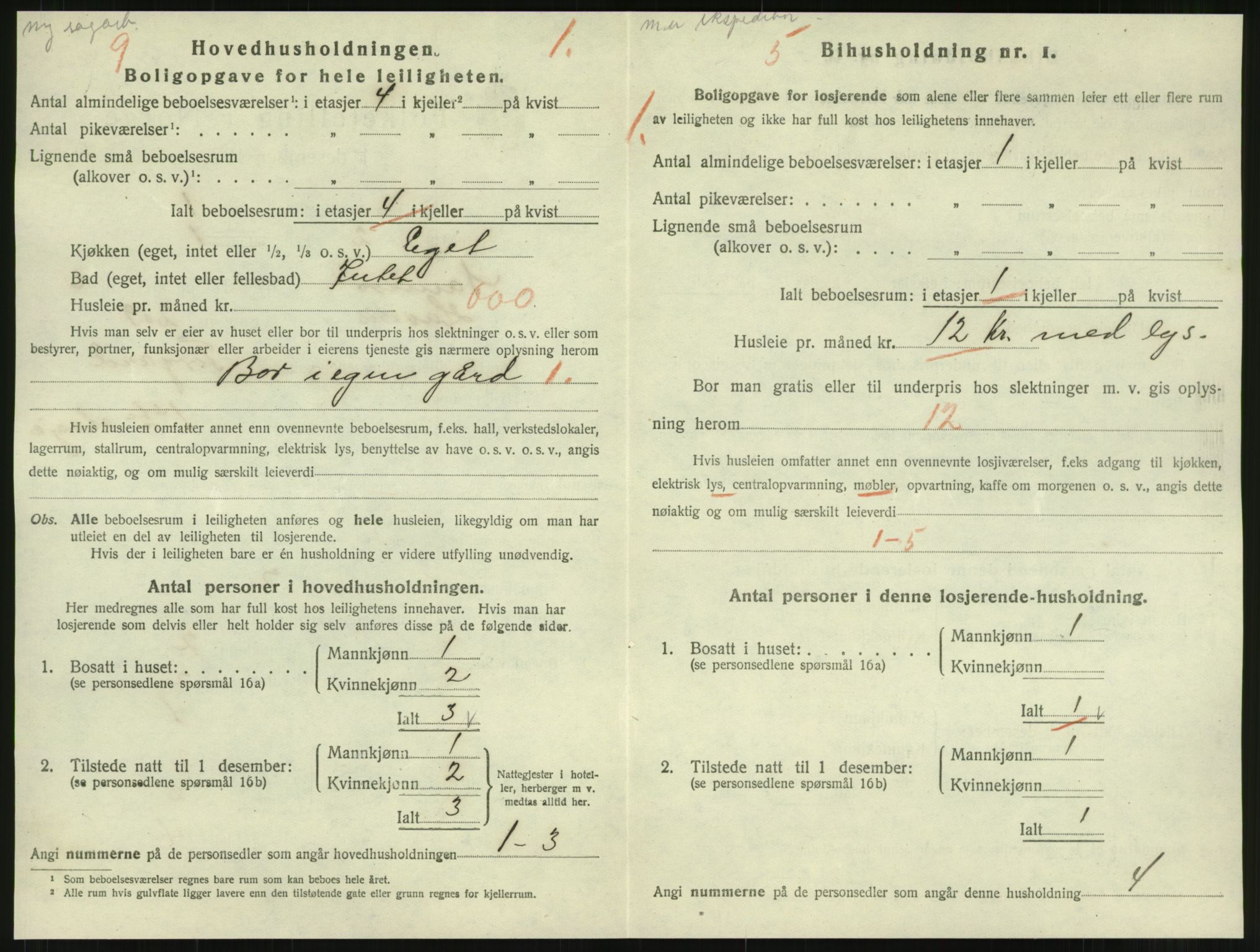 SAT, 1920 census for Namsos, 1920, p. 1768