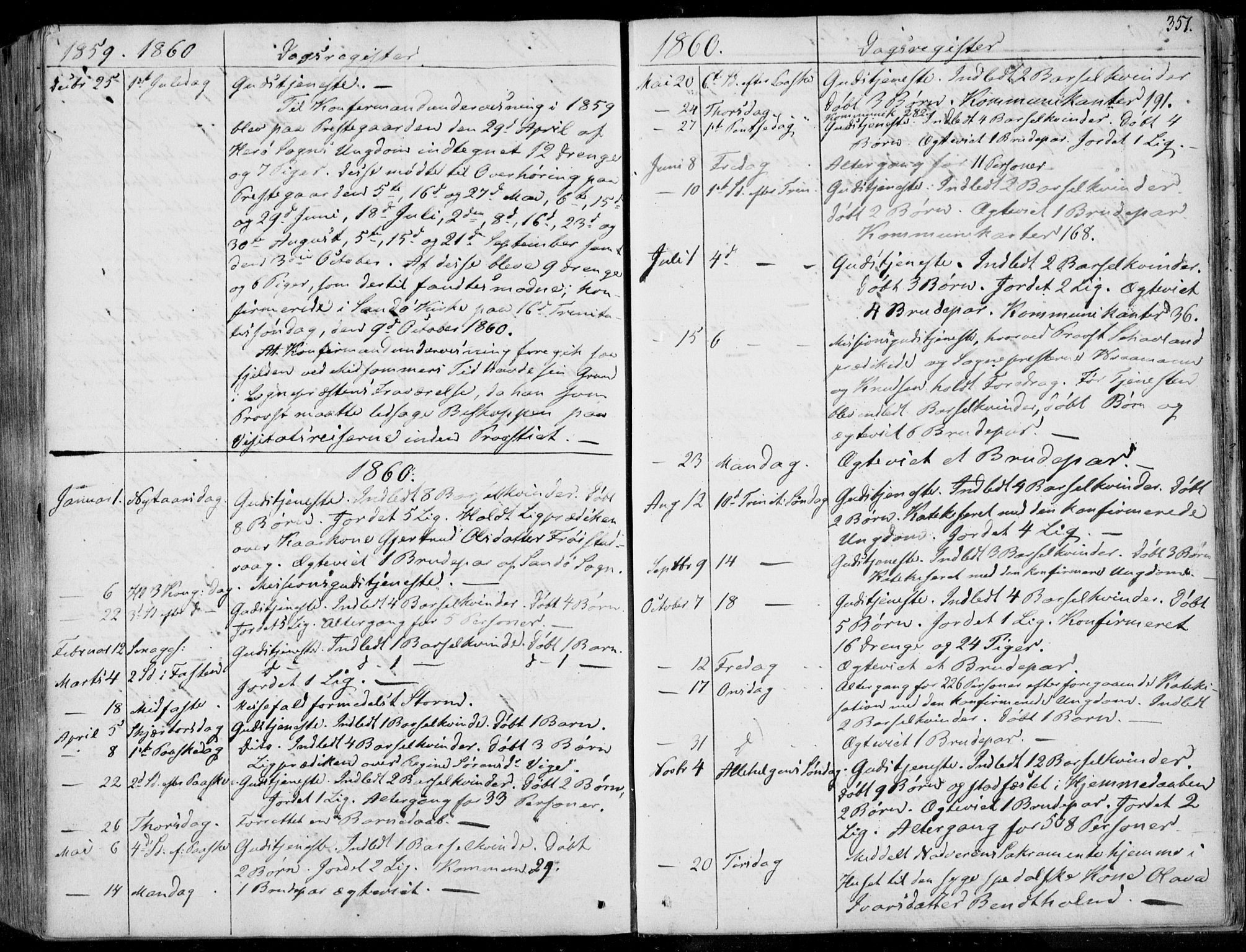 Ministerialprotokoller, klokkerbøker og fødselsregistre - Møre og Romsdal, AV/SAT-A-1454/507/L0070: Parish register (official) no. 507A05, 1842-1873, p. 351