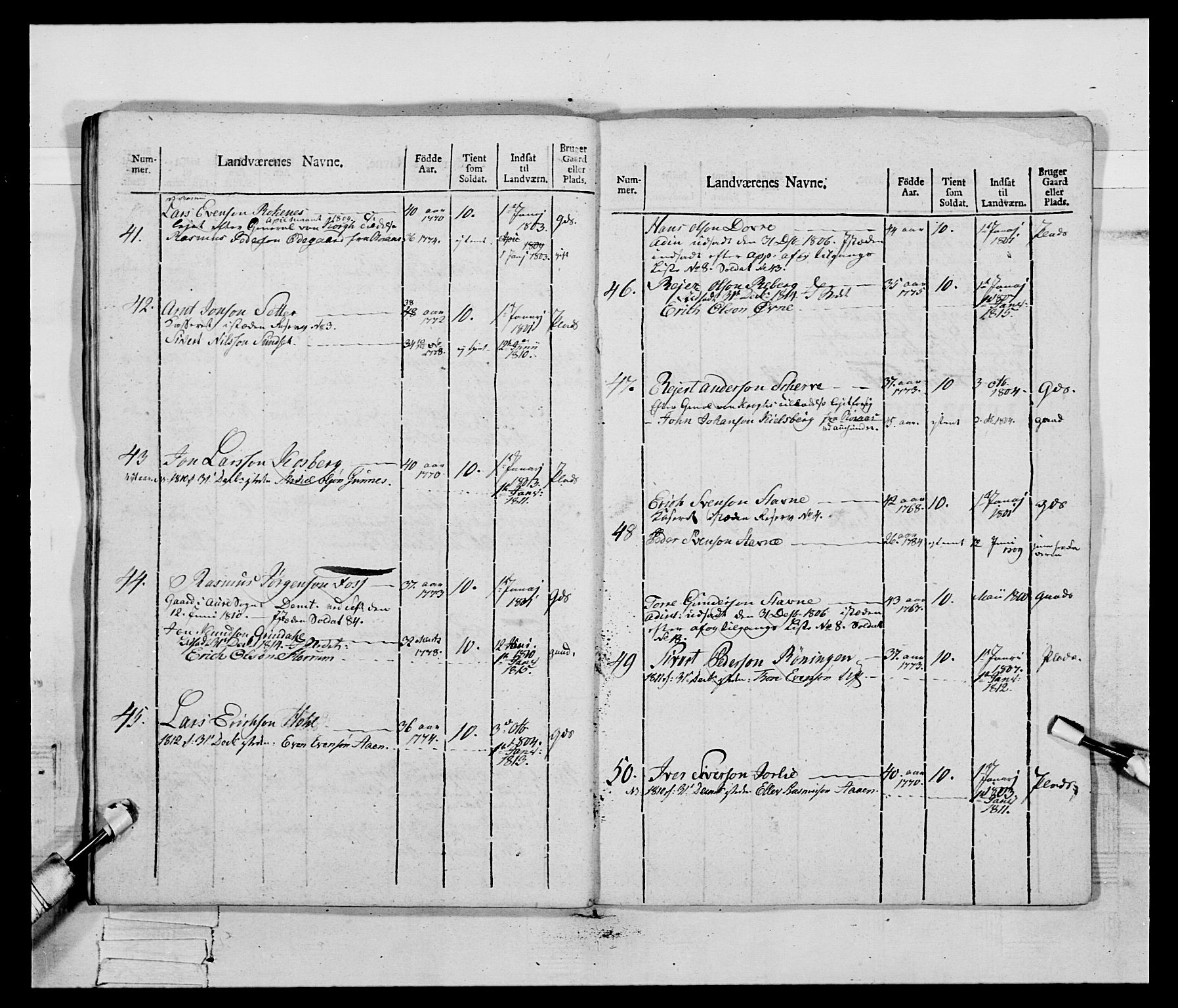 Generalitets- og kommissariatskollegiet, Det kongelige norske kommissariatskollegium, AV/RA-EA-5420/E/Eh/L0083c: 2. Trondheimske nasjonale infanteriregiment, 1810, p. 178