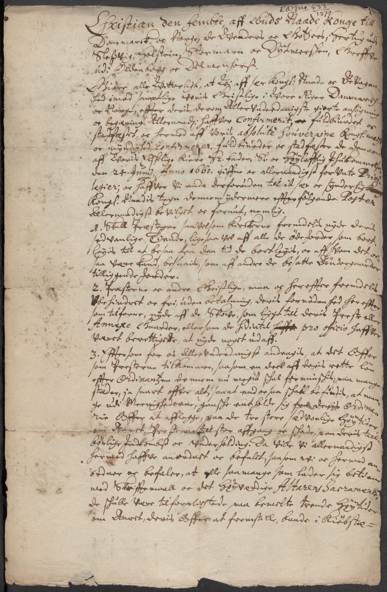 Riksarkivets diplomsamling, RA/EA-5965/F15/L0009: Prestearkiv - Akershus, 1620-1738, p. 143