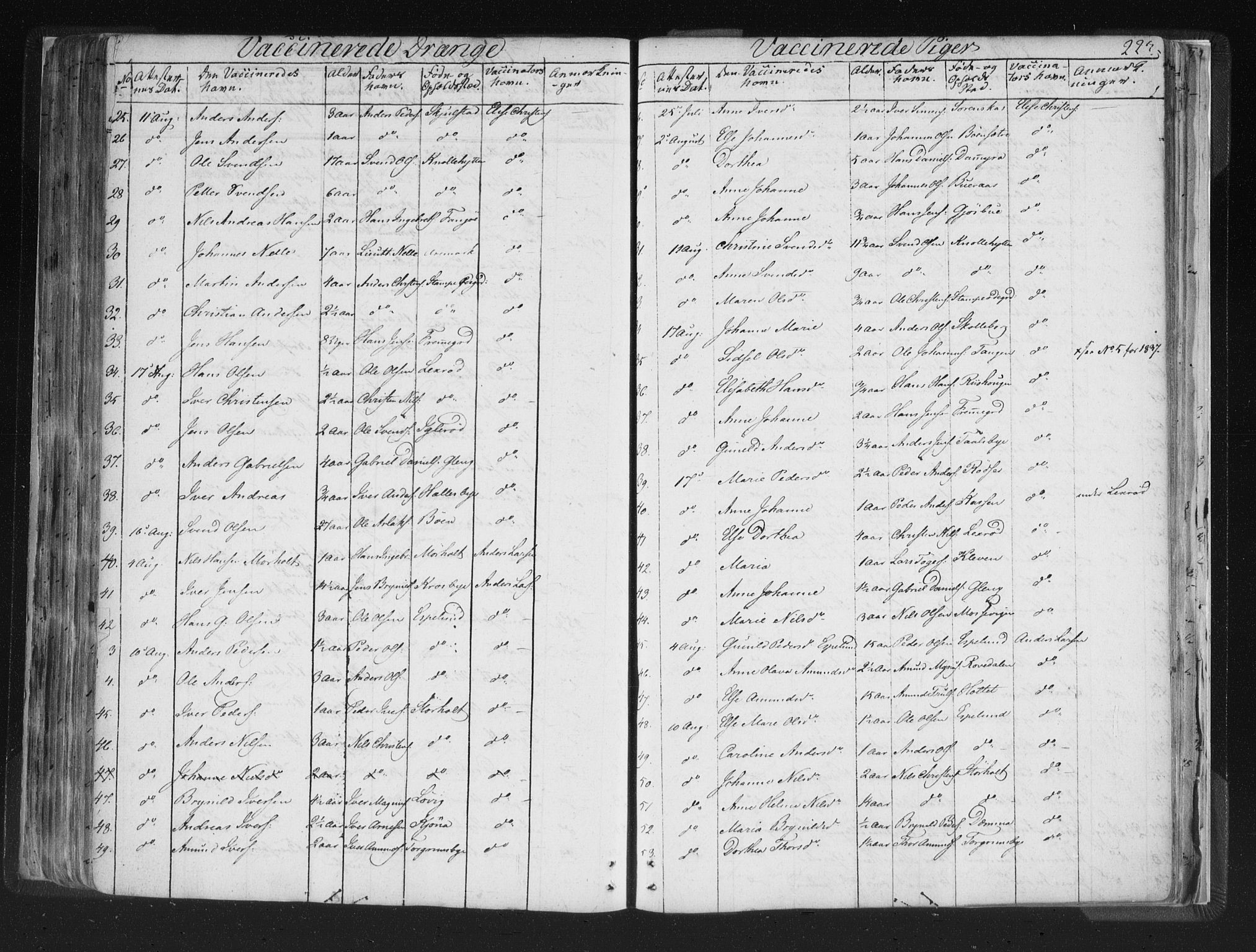 Aremark prestekontor Kirkebøker, SAO/A-10899/F/Fc/L0002: Parish register (official) no. III 2, 1834-1849, p. 223