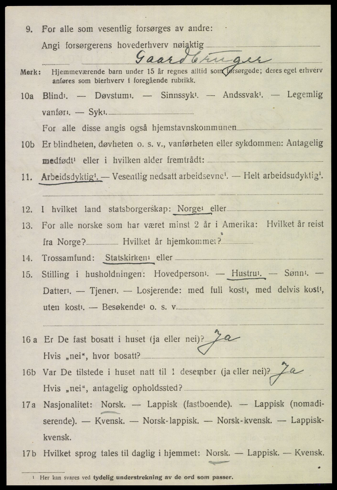 SAT, 1920 census for Røra, 1920, p. 342