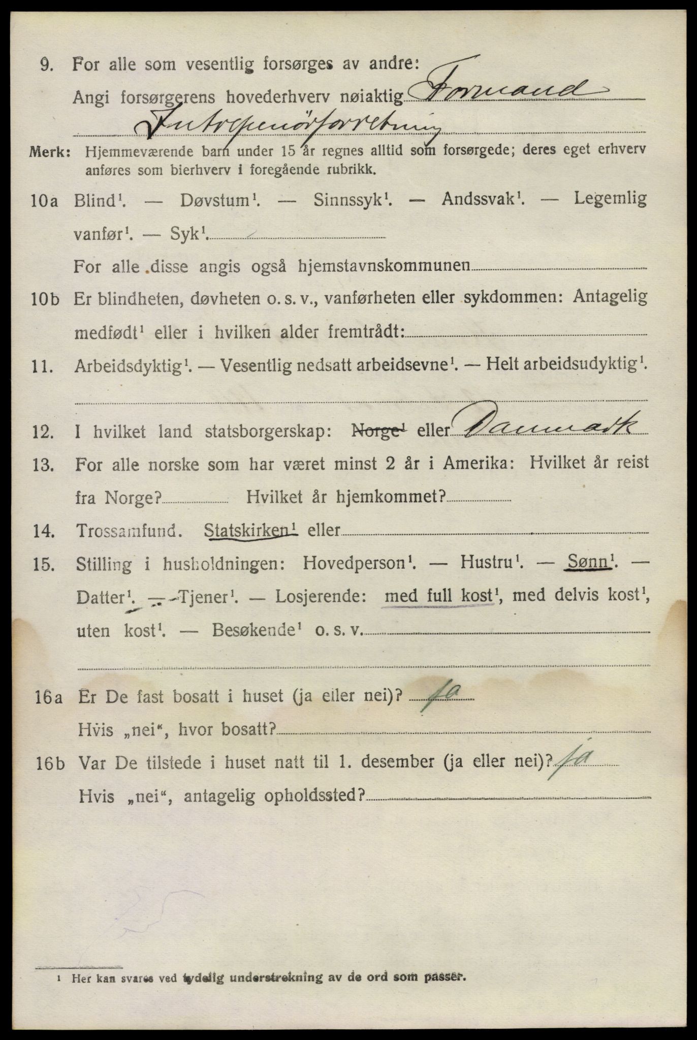 SAO, 1920 census for Rygge, 1920, p. 2942