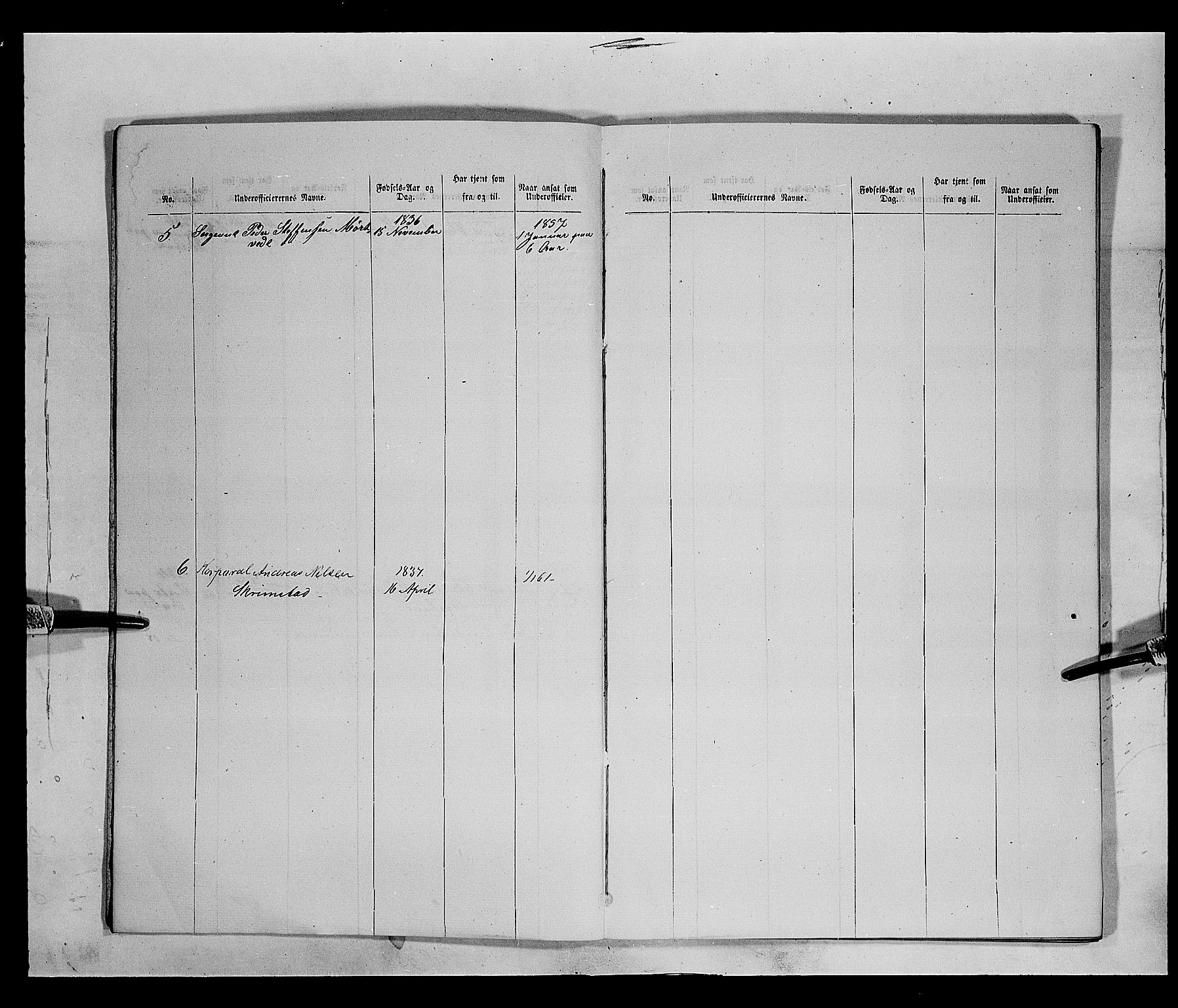 Fylkesmannen i Oppland, AV/SAH-FYO-002/1/K/Kb/L1161: Valderske nasjonale musketérkorps - Vangske kompani og Hadelandske kompani av Akershusiske nasjonale musketérkorps, 1818-1860, p. 3108