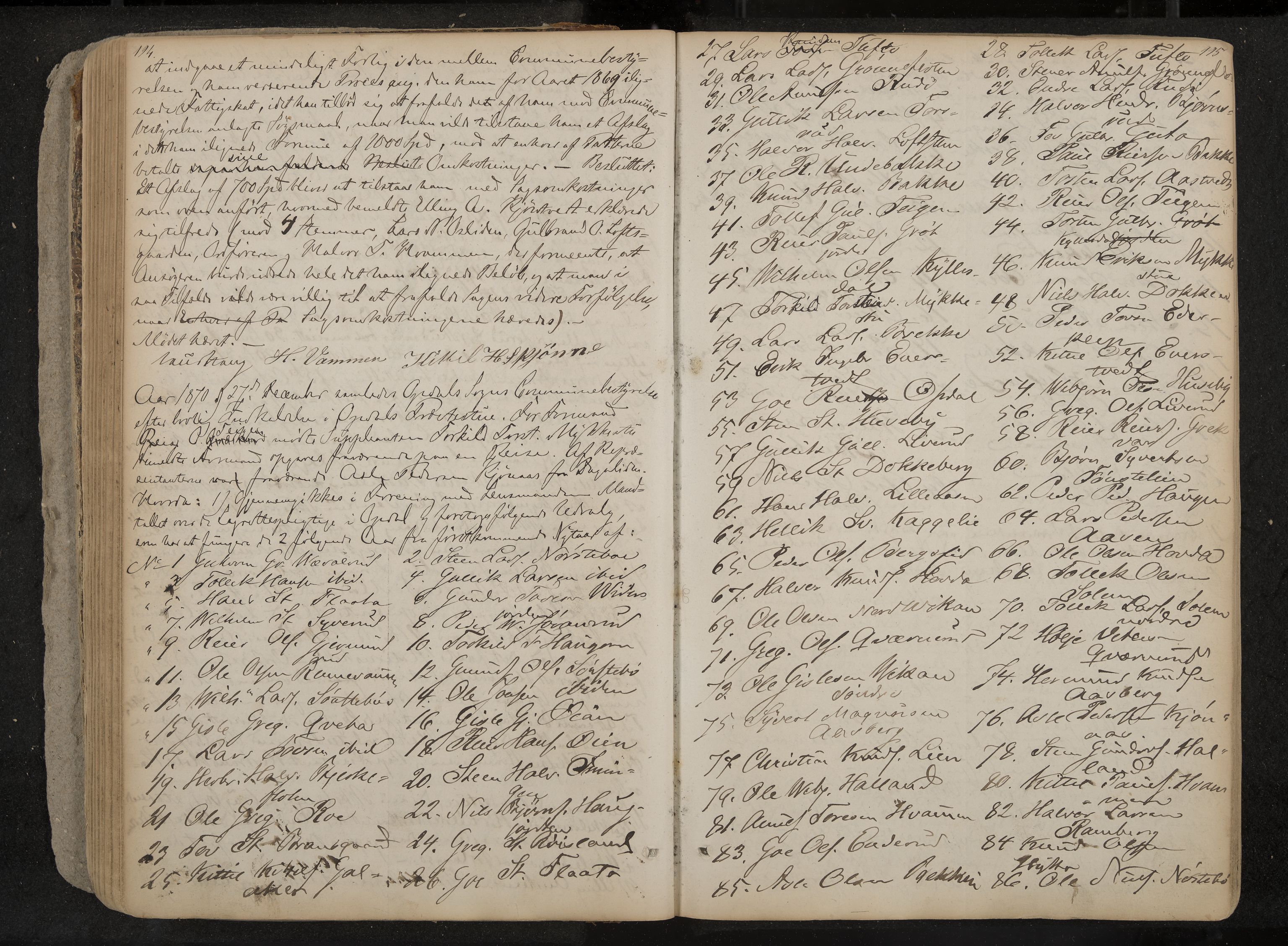 Nore og Uvdal formannskap, IKAK/0633021-1/A/L0001: Møtebok, 1859-1882, p. 194-195