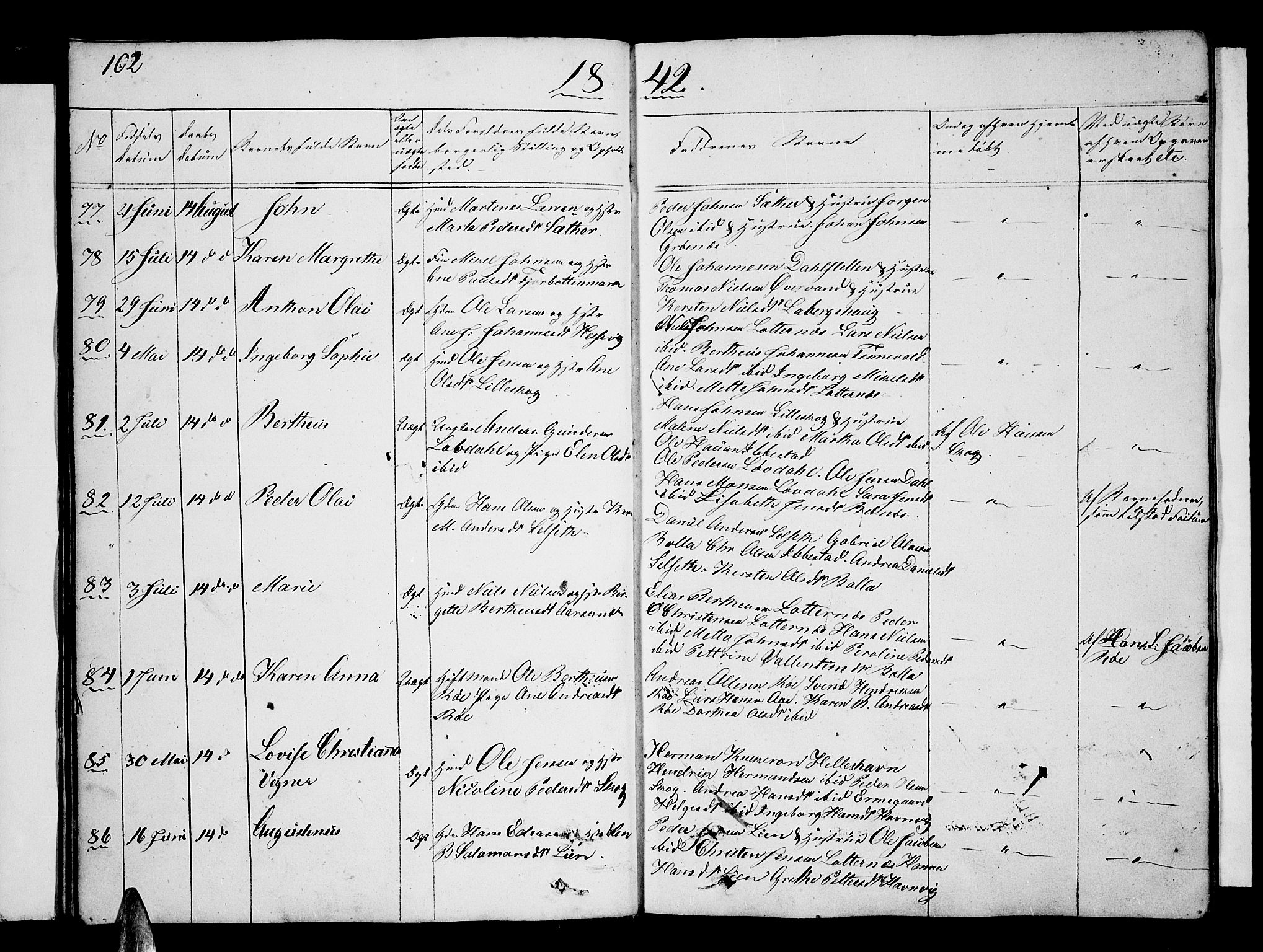 Ibestad sokneprestembete, AV/SATØ-S-0077/H/Ha/Hab/L0003klokker: Parish register (copy) no. 3, 1833-1852, p. 102