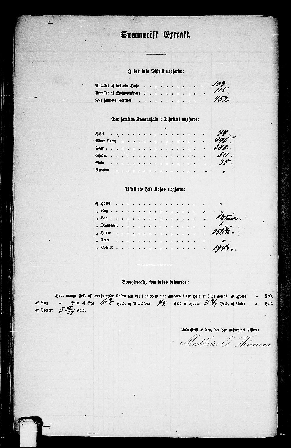 RA, 1865 census for Vanylven, 1865, p. 44