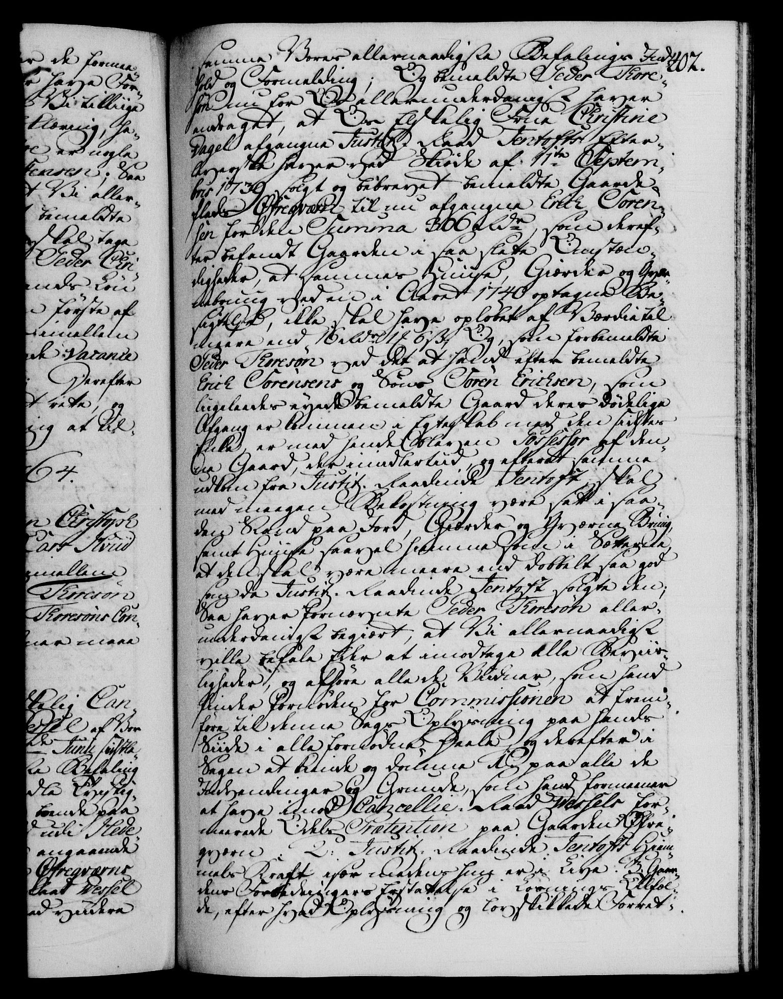 Danske Kanselli 1572-1799, AV/RA-EA-3023/F/Fc/Fca/Fcab/L0037: Norske tegnelser, 1762-1766, p. 402a