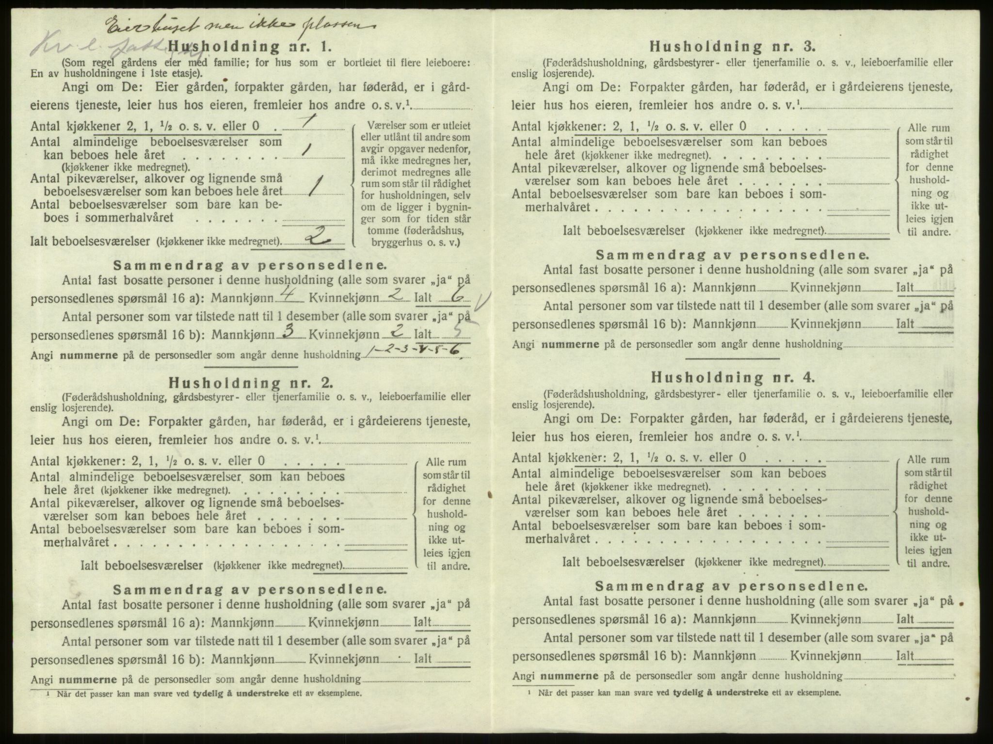 SAO, 1920 census for Skjeberg, 1920, p. 617