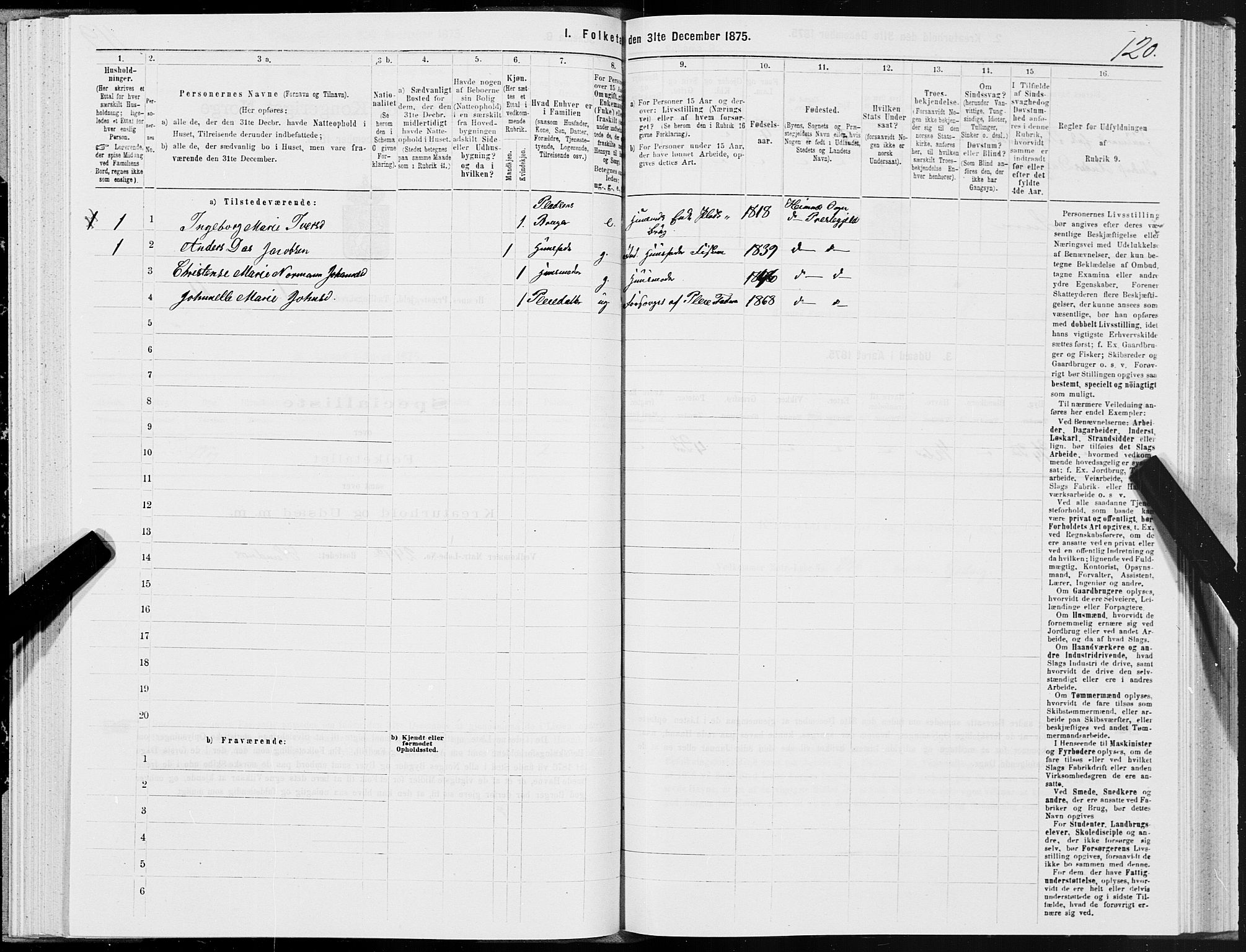 SAT, 1875 census for 1832P Hemnes, 1875, p. 1120