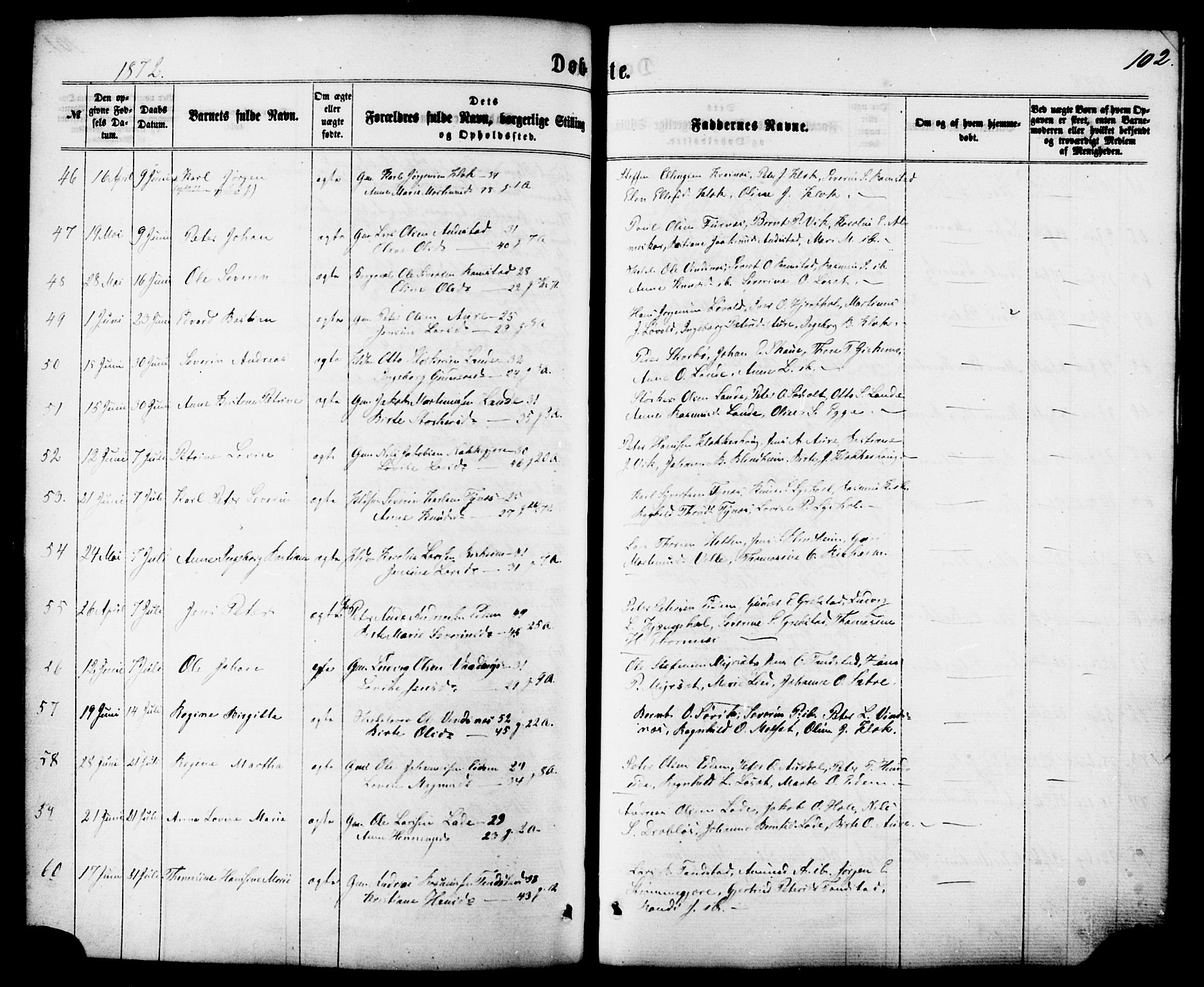 Ministerialprotokoller, klokkerbøker og fødselsregistre - Møre og Romsdal, AV/SAT-A-1454/522/L0314: Parish register (official) no. 522A09, 1863-1877, p. 102