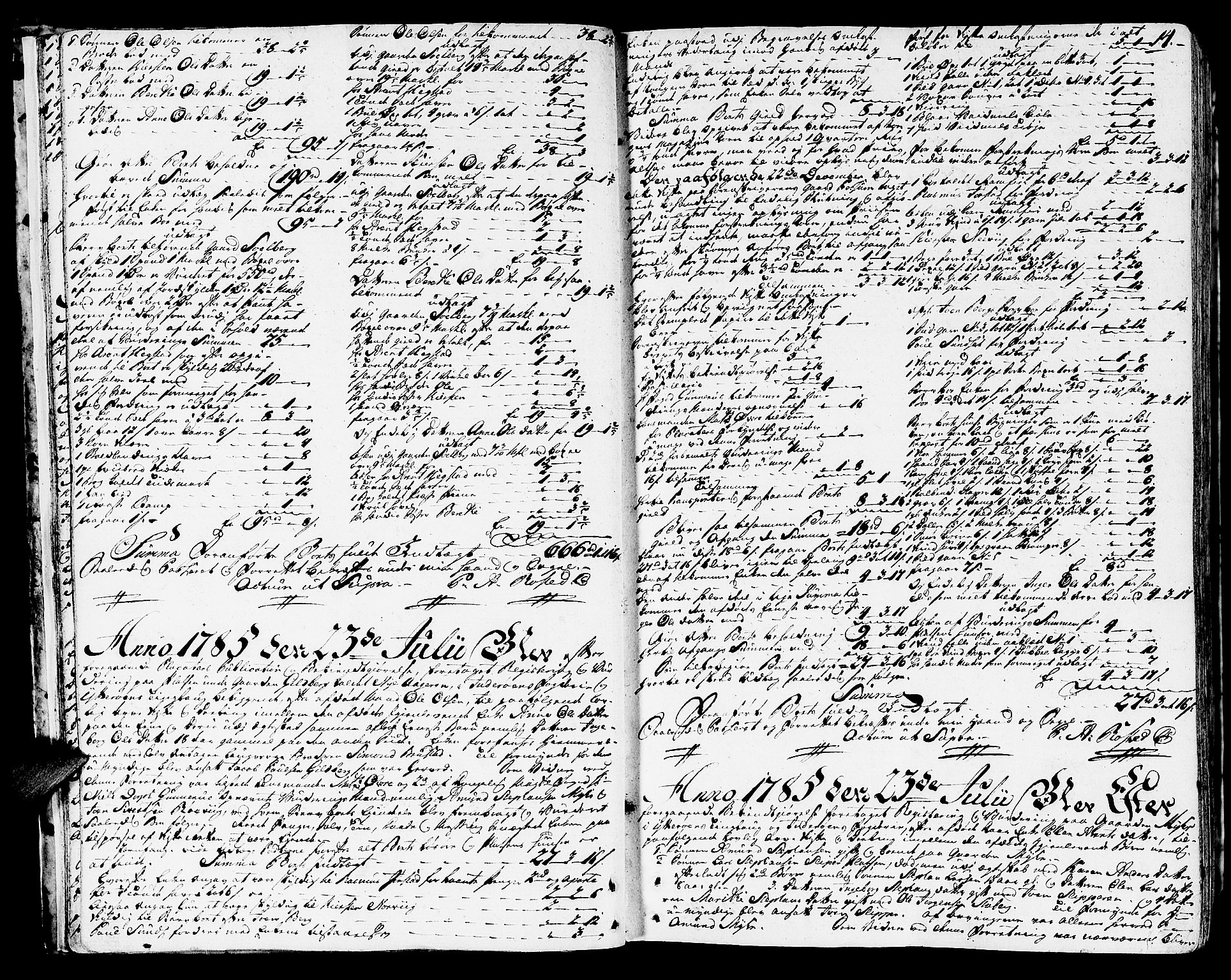 Inderøy sorenskriveri, AV/SAT-A-4147/1/3/3A/L0014: Skifteprotokoll, 1785-1796, p. 13b-14a