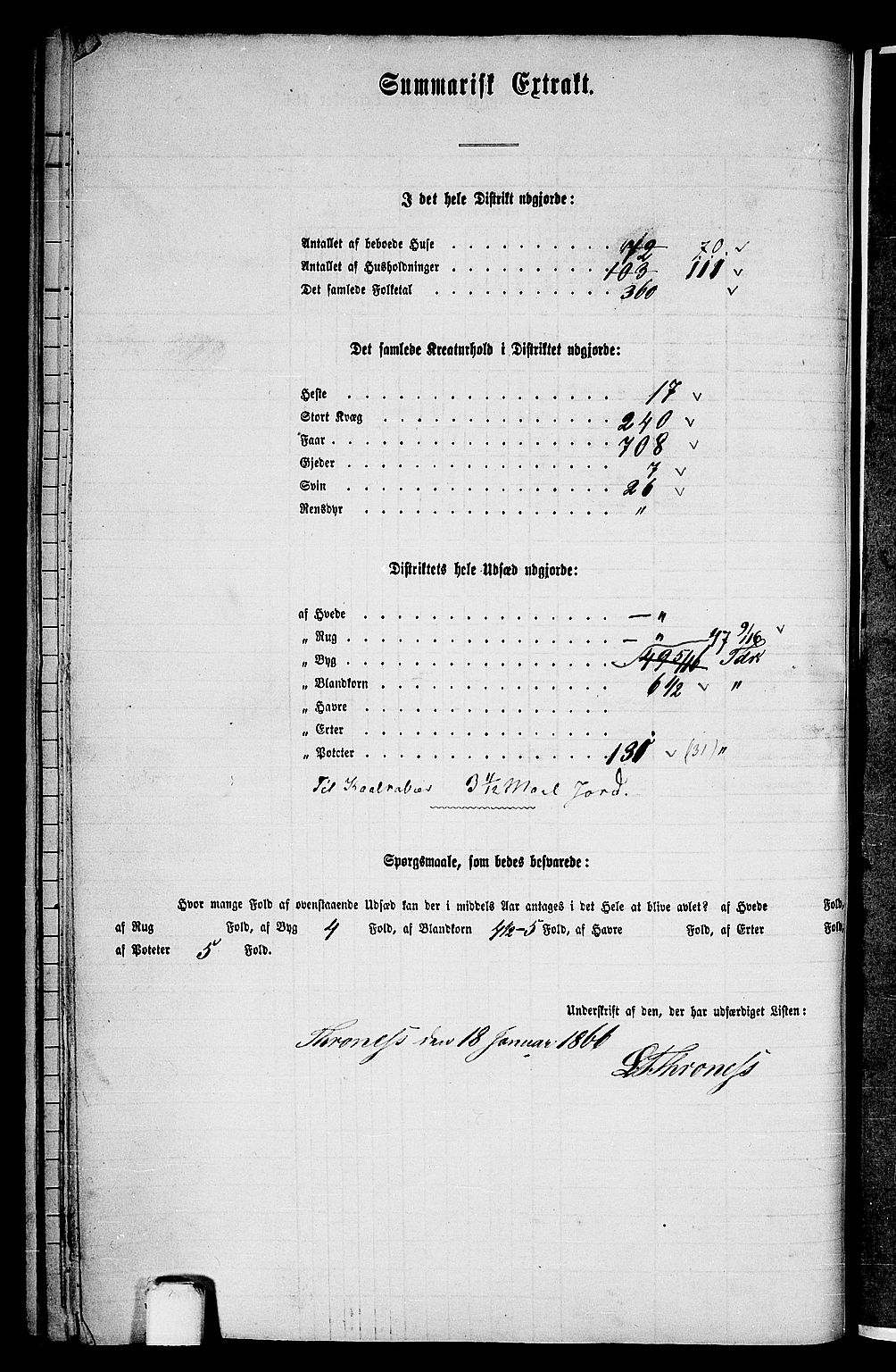 RA, 1865 census for Kinsarvik, 1865, p. 200