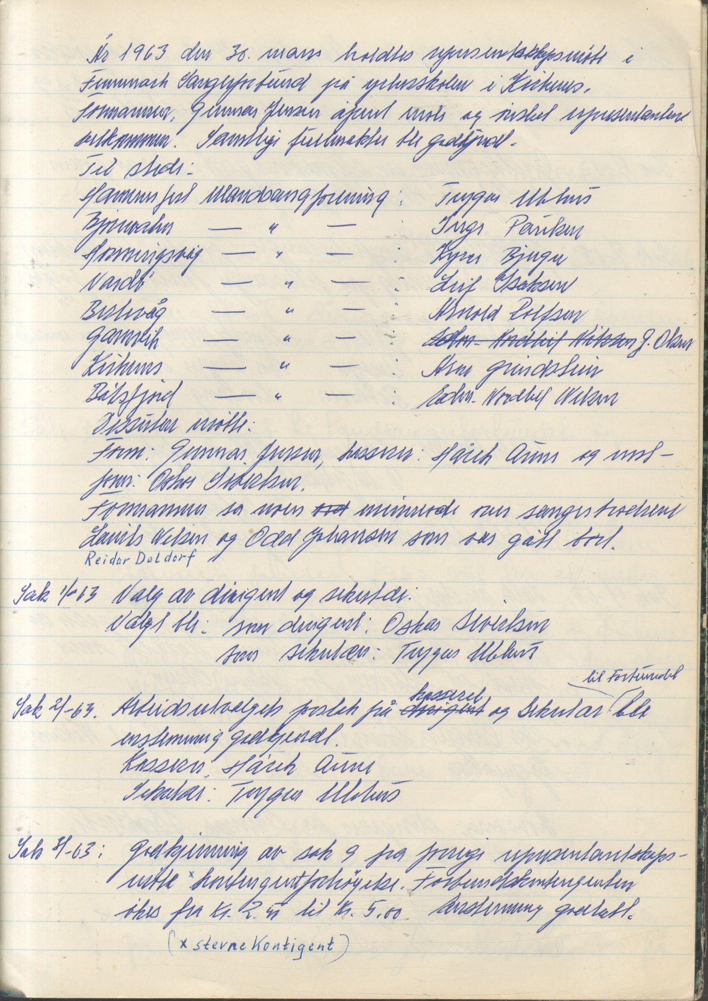 Finnmark Sangerforbund, FMFB/A-1050/A/L0011: Forhandlingsprotokoll, 1947-1963, p. 224