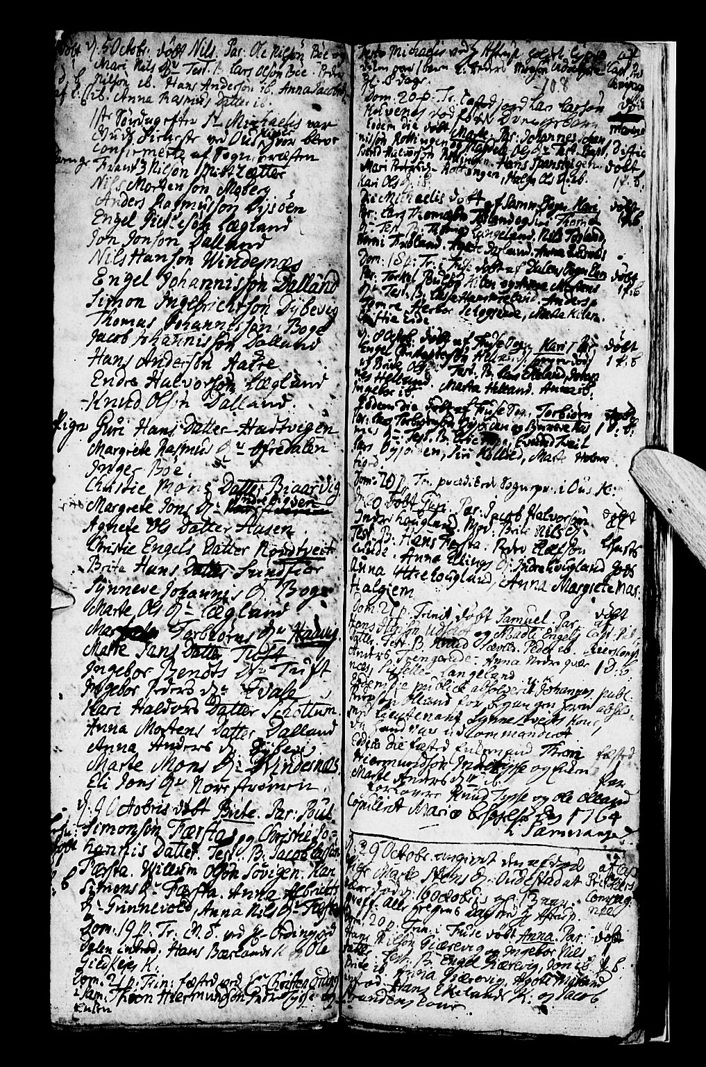 Os sokneprestembete, SAB/A-99929: Parish register (official) no. A 8, 1760-1765, p. 108