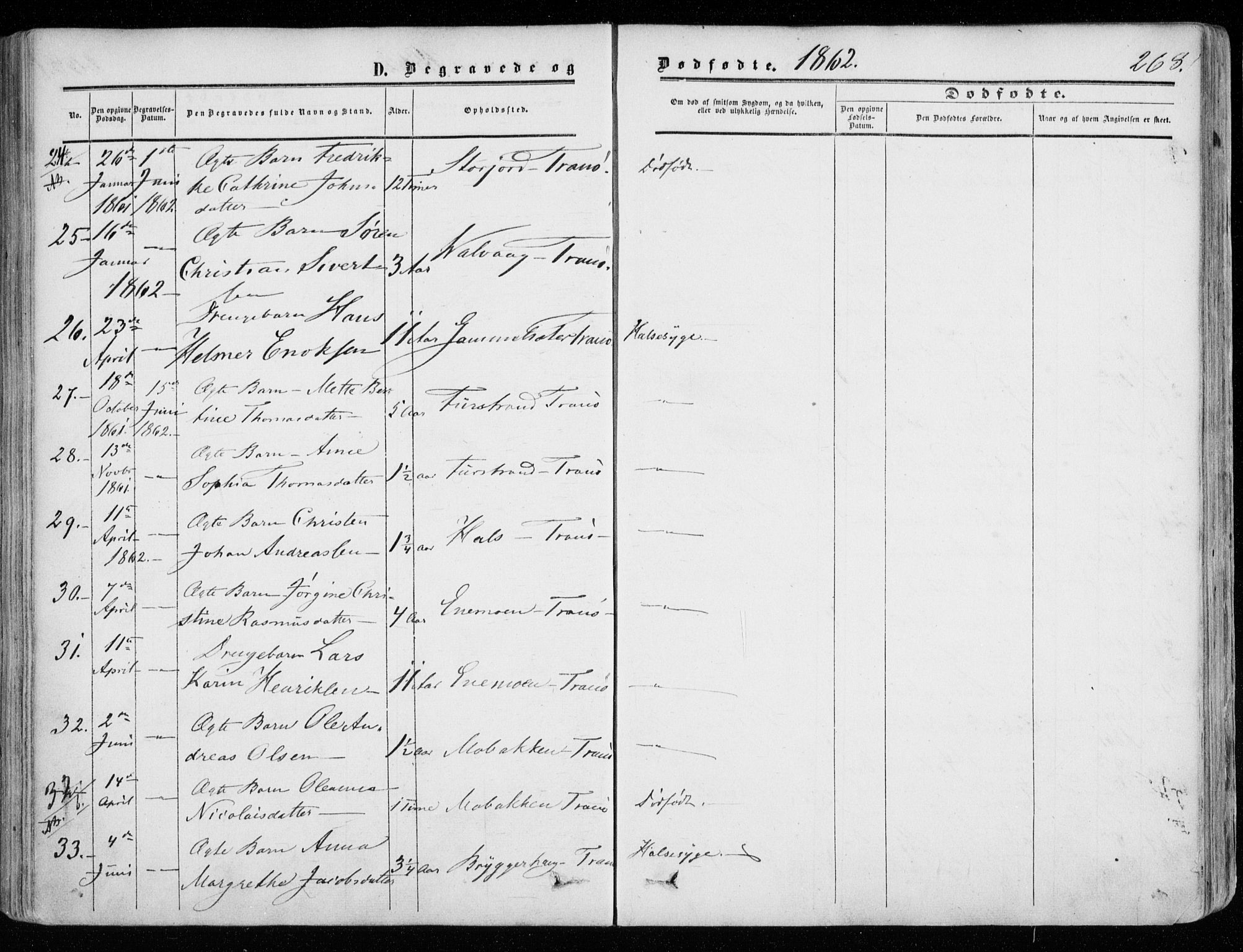 Tranøy sokneprestkontor, SATØ/S-1313/I/Ia/Iaa/L0007kirke: Parish register (official) no. 7, 1856-1866, p. 268