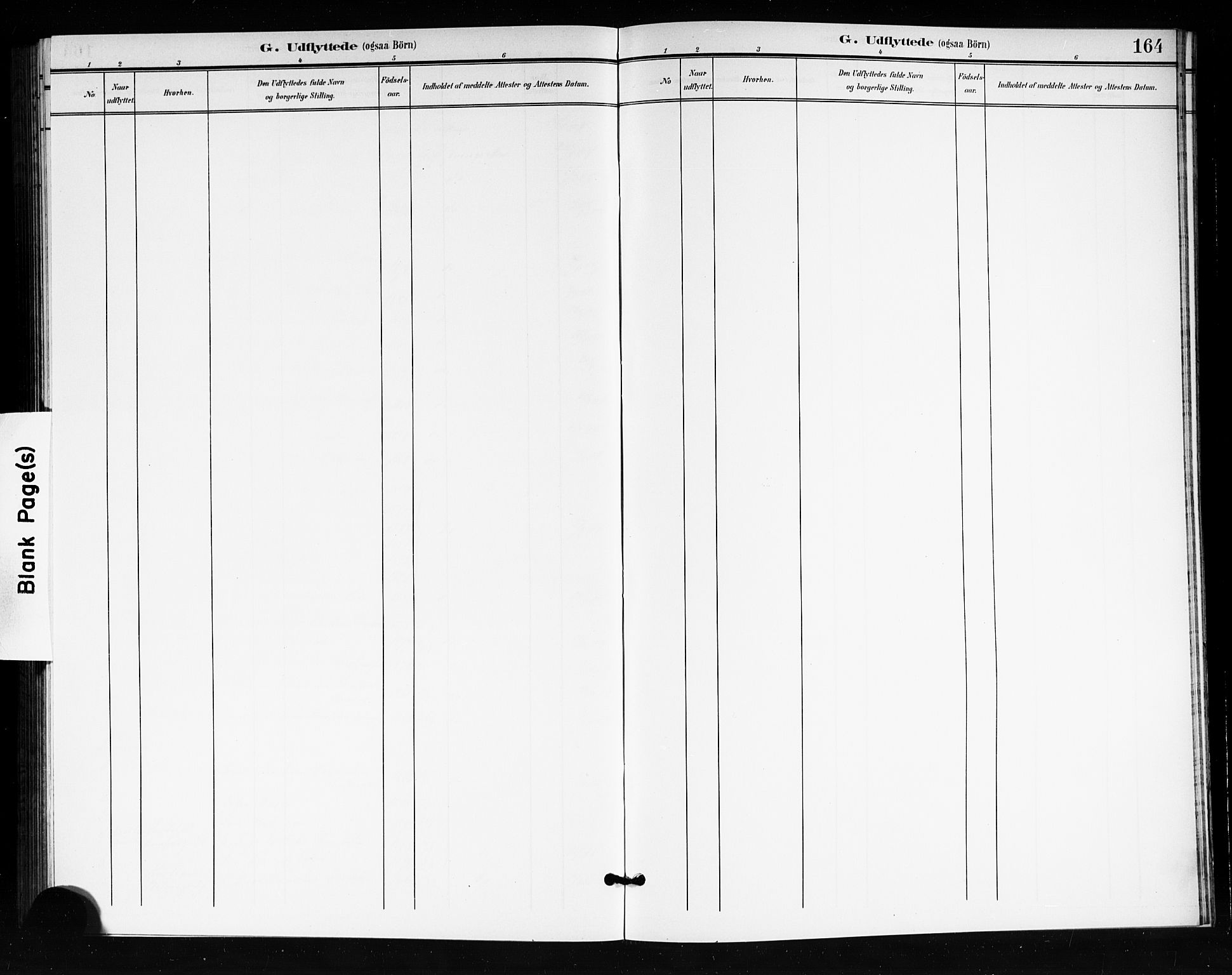 Tjøme kirkebøker, AV/SAKO-A-328/G/Ga/L0001: Parish register (copy) no. I 1, 1901-1910, p. 164