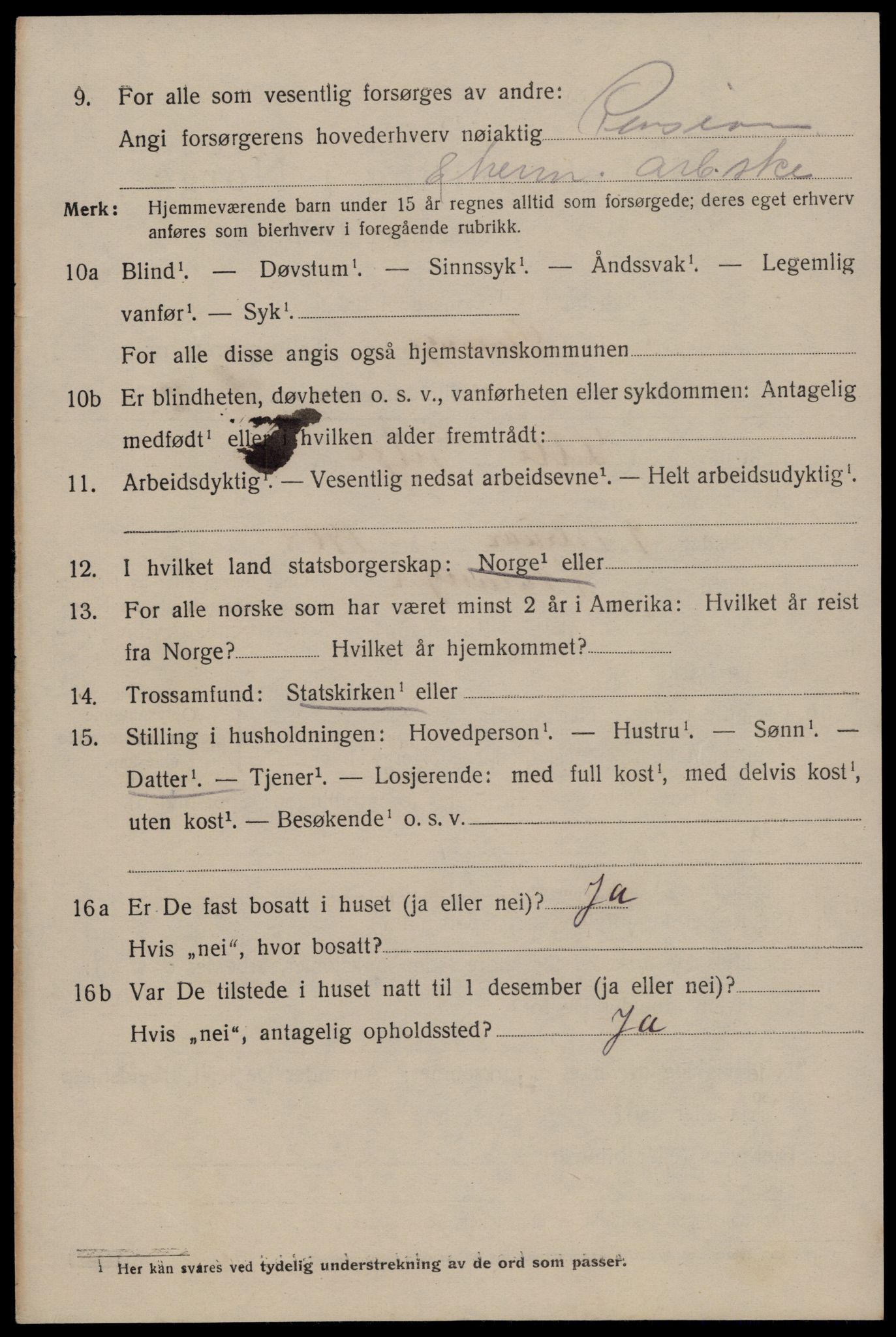 SAST, 1920 census for Stavanger, 1920, p. 39627