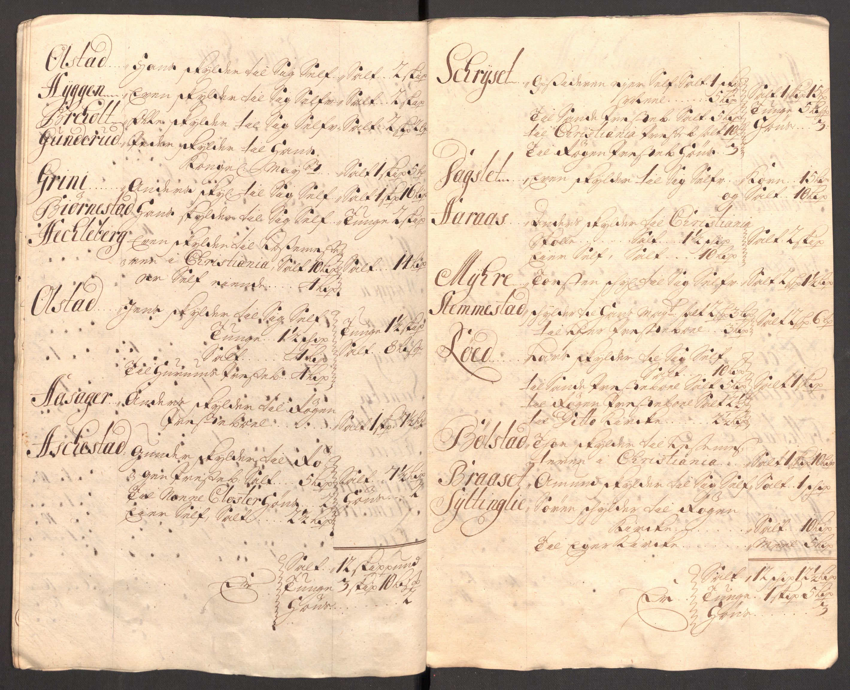 Rentekammeret inntil 1814, Reviderte regnskaper, Fogderegnskap, AV/RA-EA-4092/R31/L1703: Fogderegnskap Hurum, Røyken, Eiker, Lier og Buskerud, 1709, p. 265