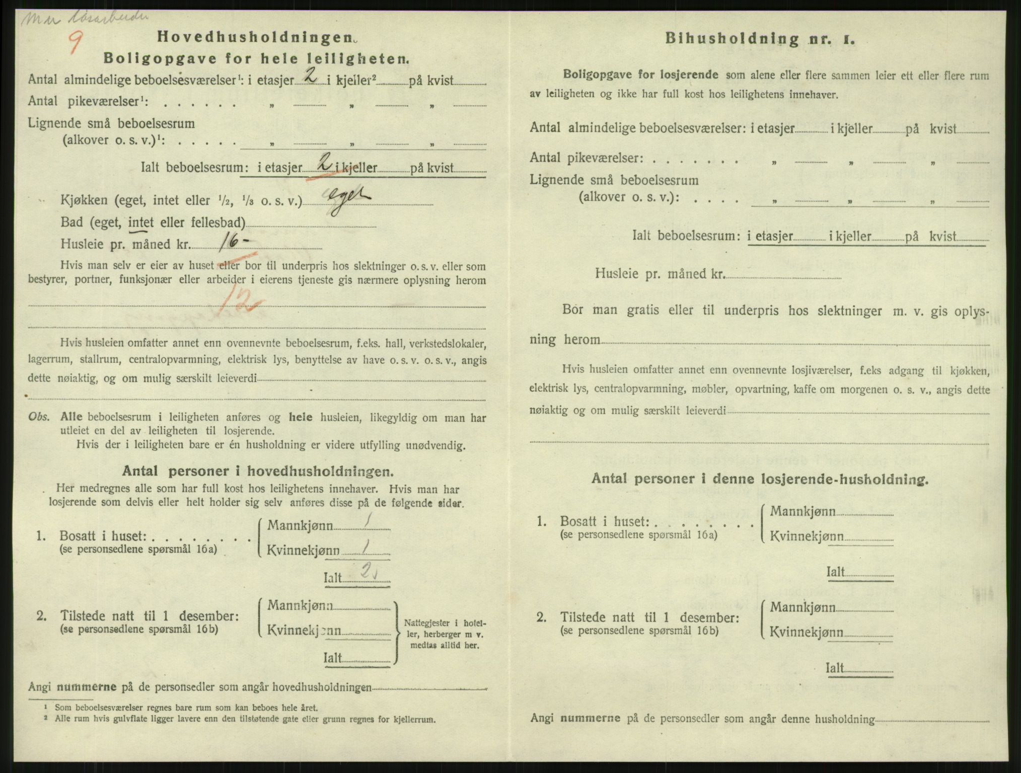 SAT, 1920 census for Namsos, 1920, p. 1722