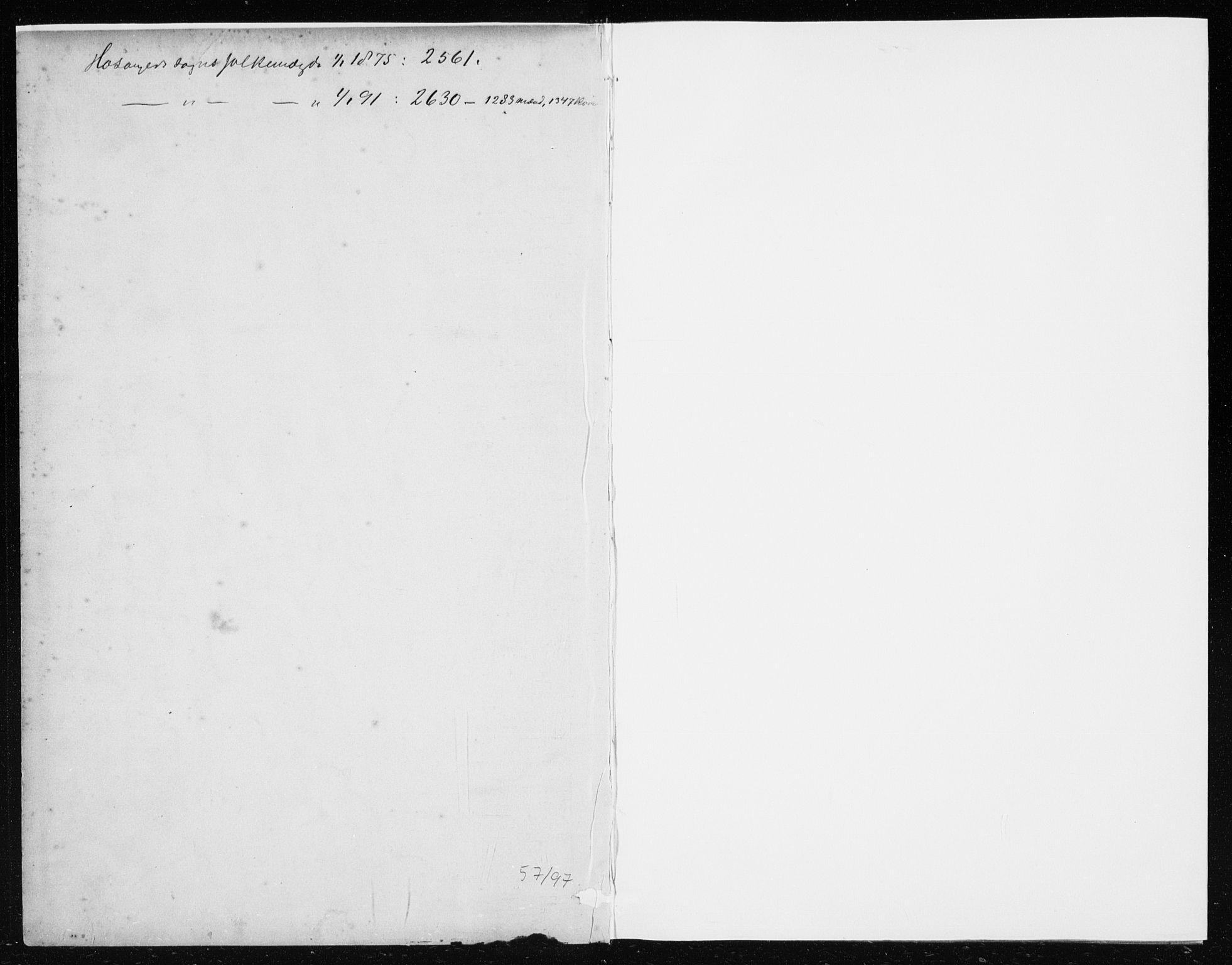 Hosanger sokneprestembete, AV/SAB-A-75801/H/Haa: Parish register (official) no. B  1, 1880-1896