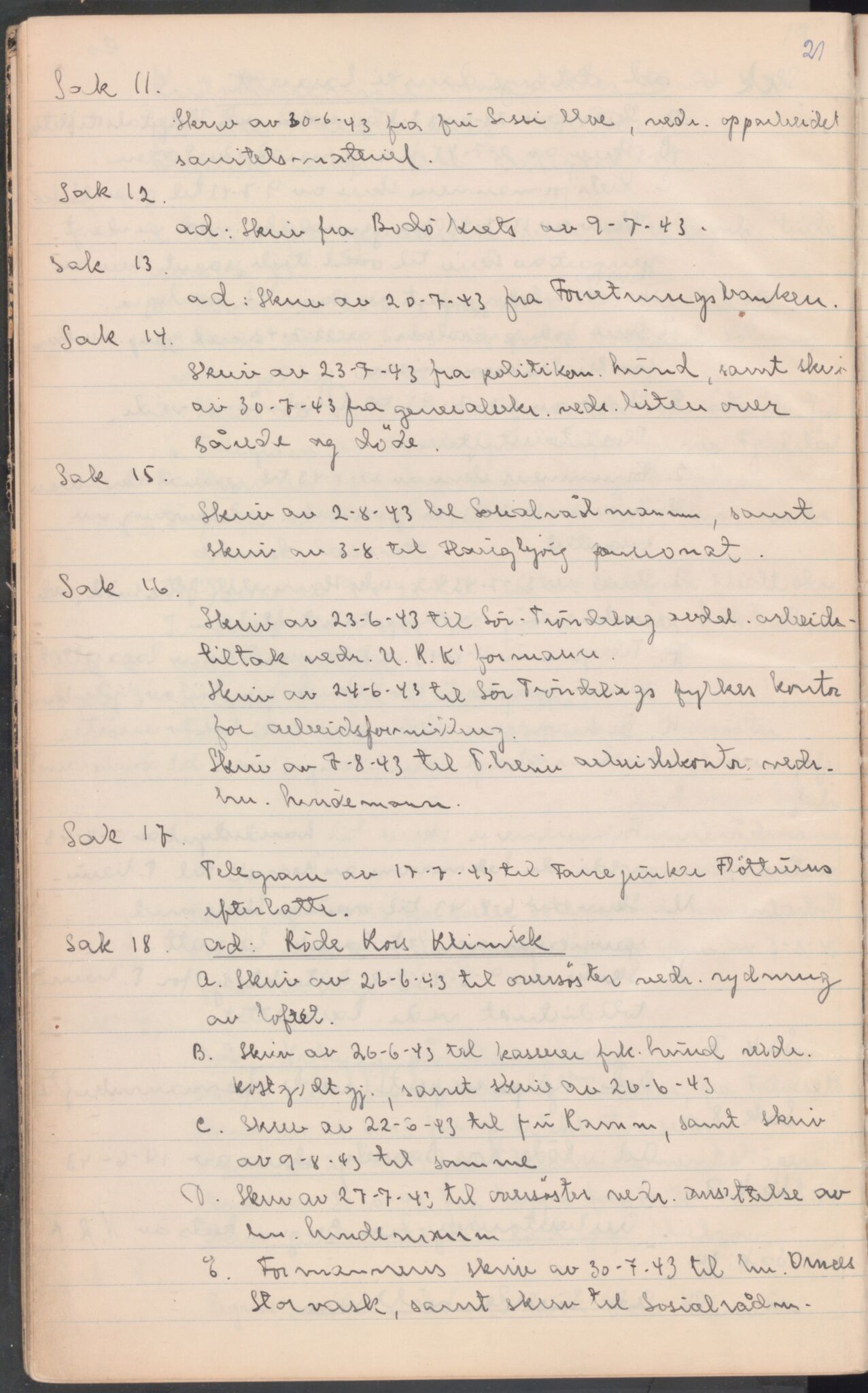 Trondheim Røde Kors, TRKO/PA-1204/A/Aa/L0003: Møtebok, 1942-1952, p. 24