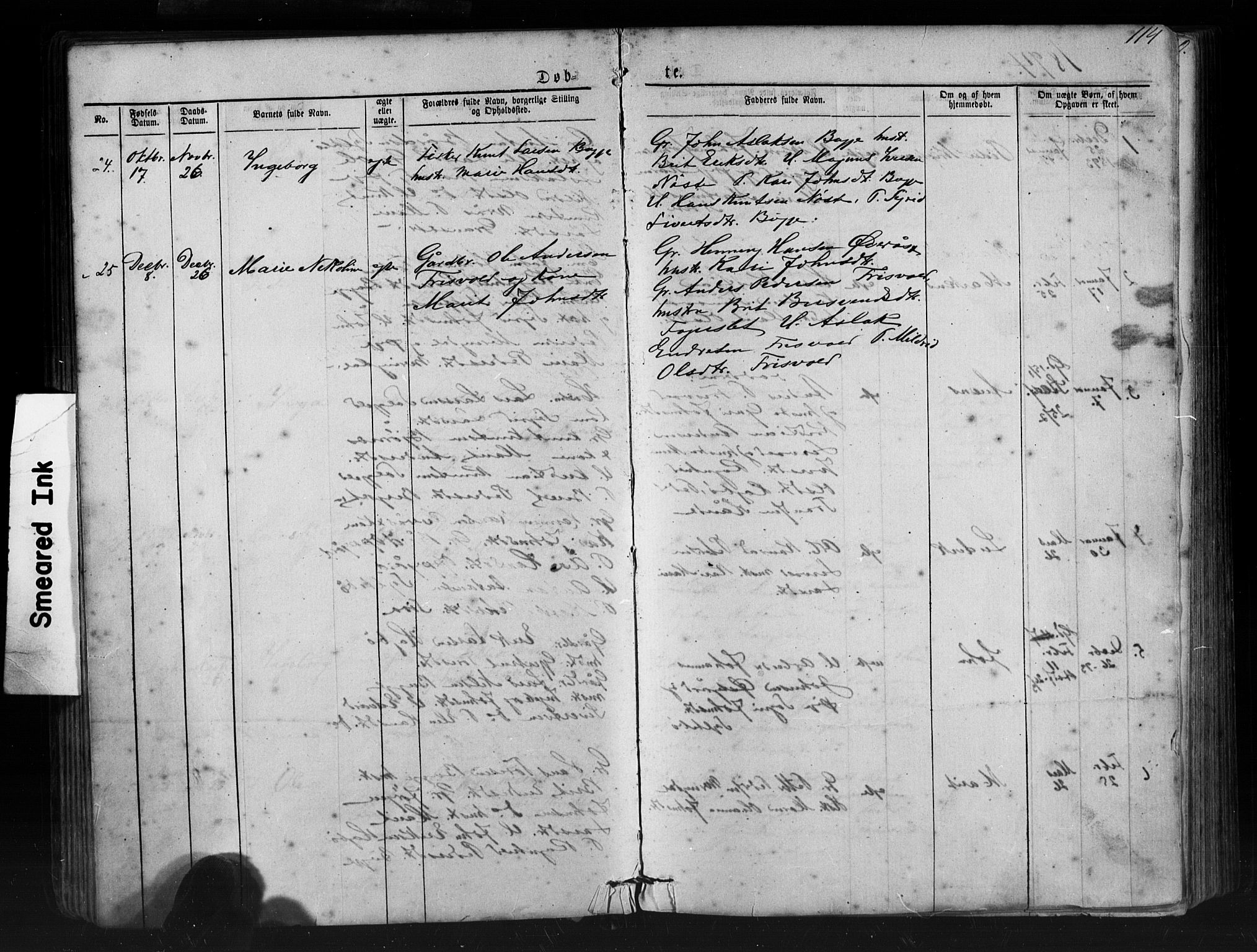 Ministerialprotokoller, klokkerbøker og fødselsregistre - Møre og Romsdal, SAT/A-1454/552/L0638: Parish register (copy) no. 552C01, 1867-1902, p. 114