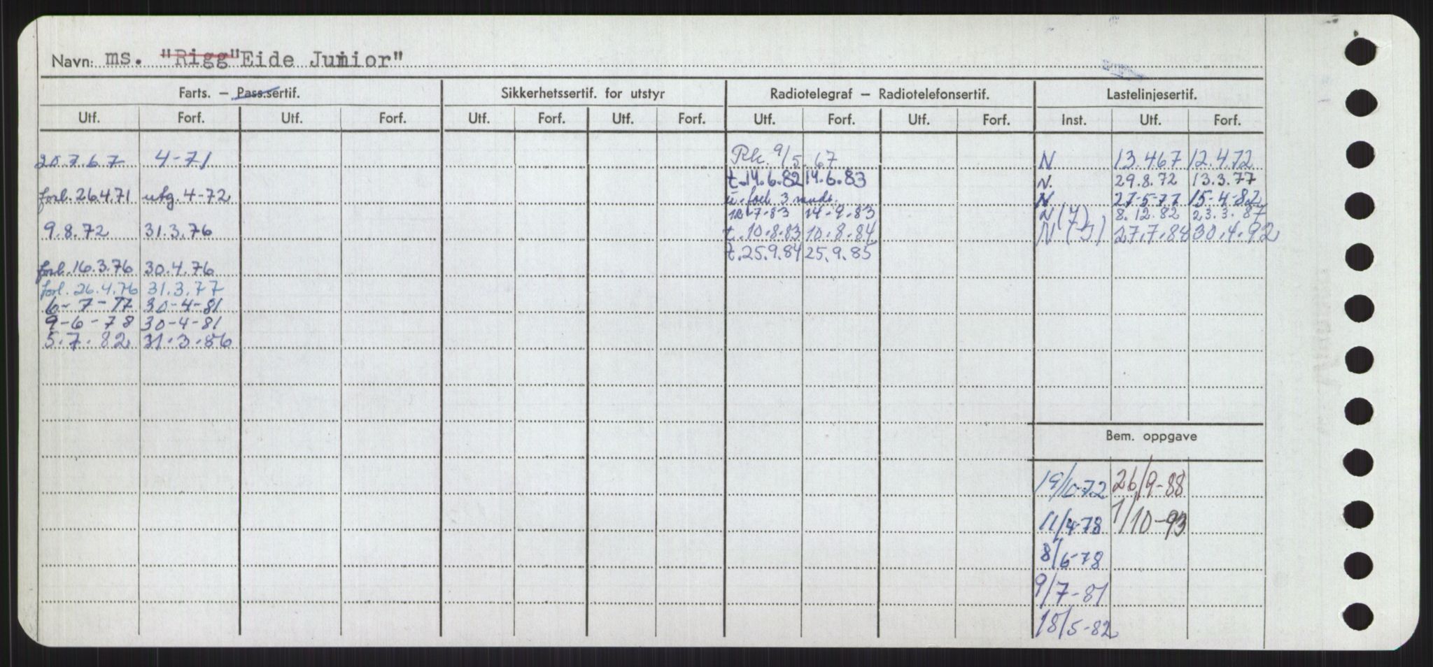 Sjøfartsdirektoratet med forløpere, Skipsmålingen, RA/S-1627/H/Ha/L0001/0002: Fartøy, A-Eig / Fartøy Bjør-Eig, p. 1008