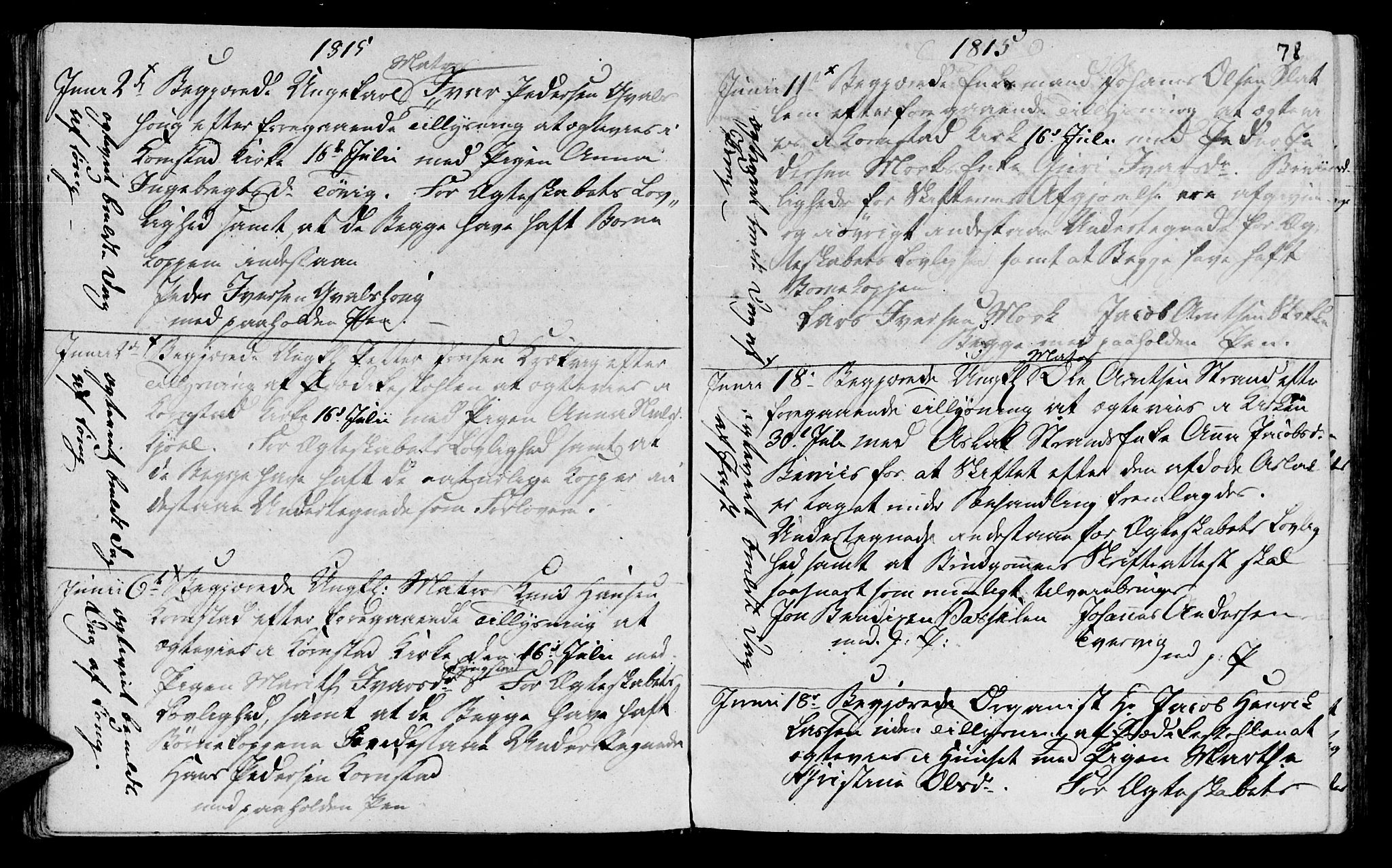 Ministerialprotokoller, klokkerbøker og fødselsregistre - Møre og Romsdal, AV/SAT-A-1454/568/L0795: Parish register (official) no. 568A04, 1802-1845, p. 78