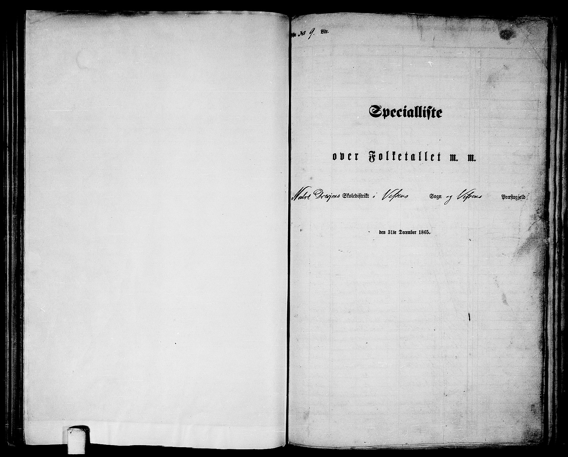 RA, 1865 census for Vefsn, 1865, p. 175
