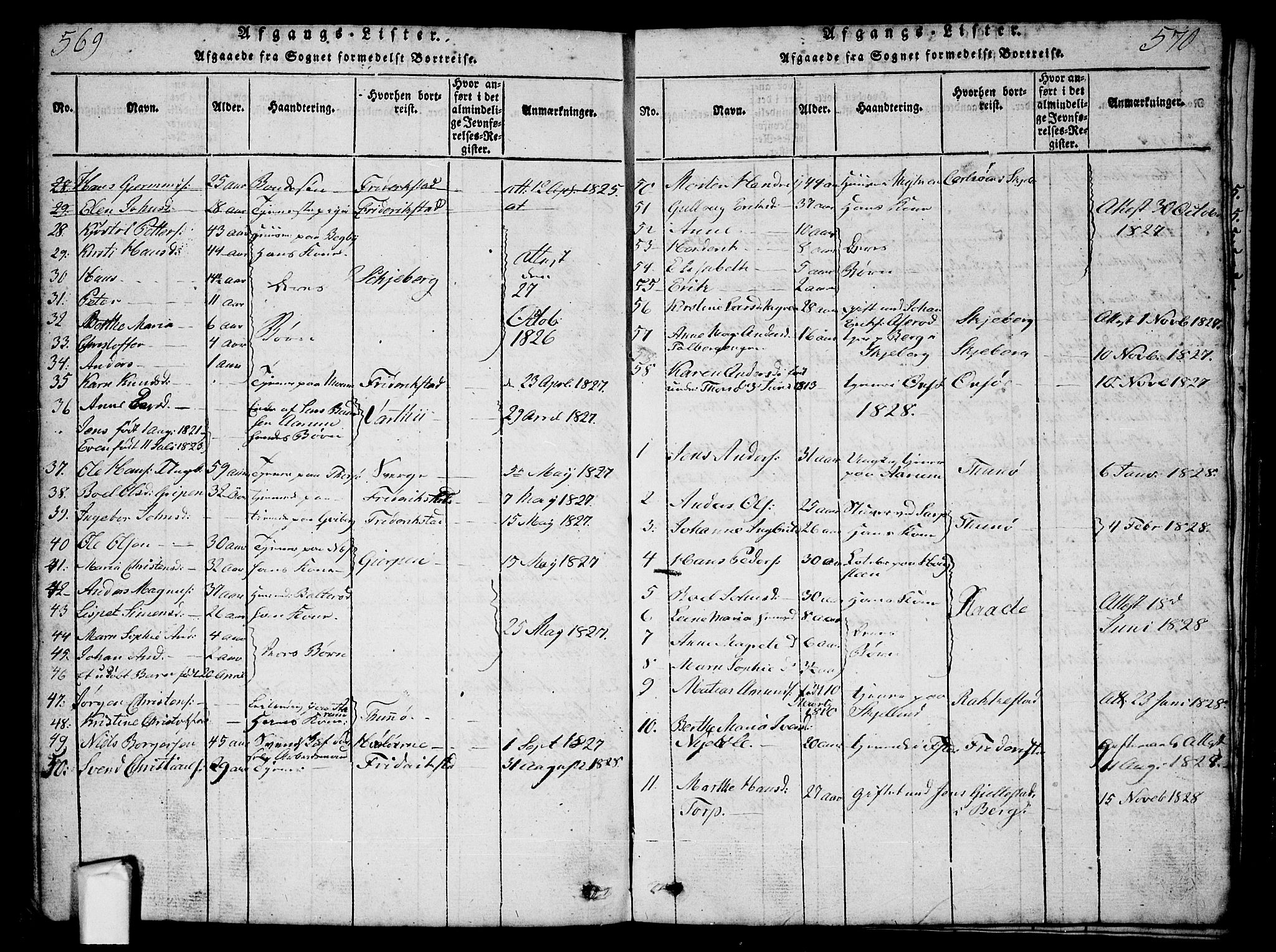 Borge prestekontor Kirkebøker, AV/SAO-A-10903/G/Ga/L0001: Parish register (copy) no.  I 1, 1815-1835, p. 569-570