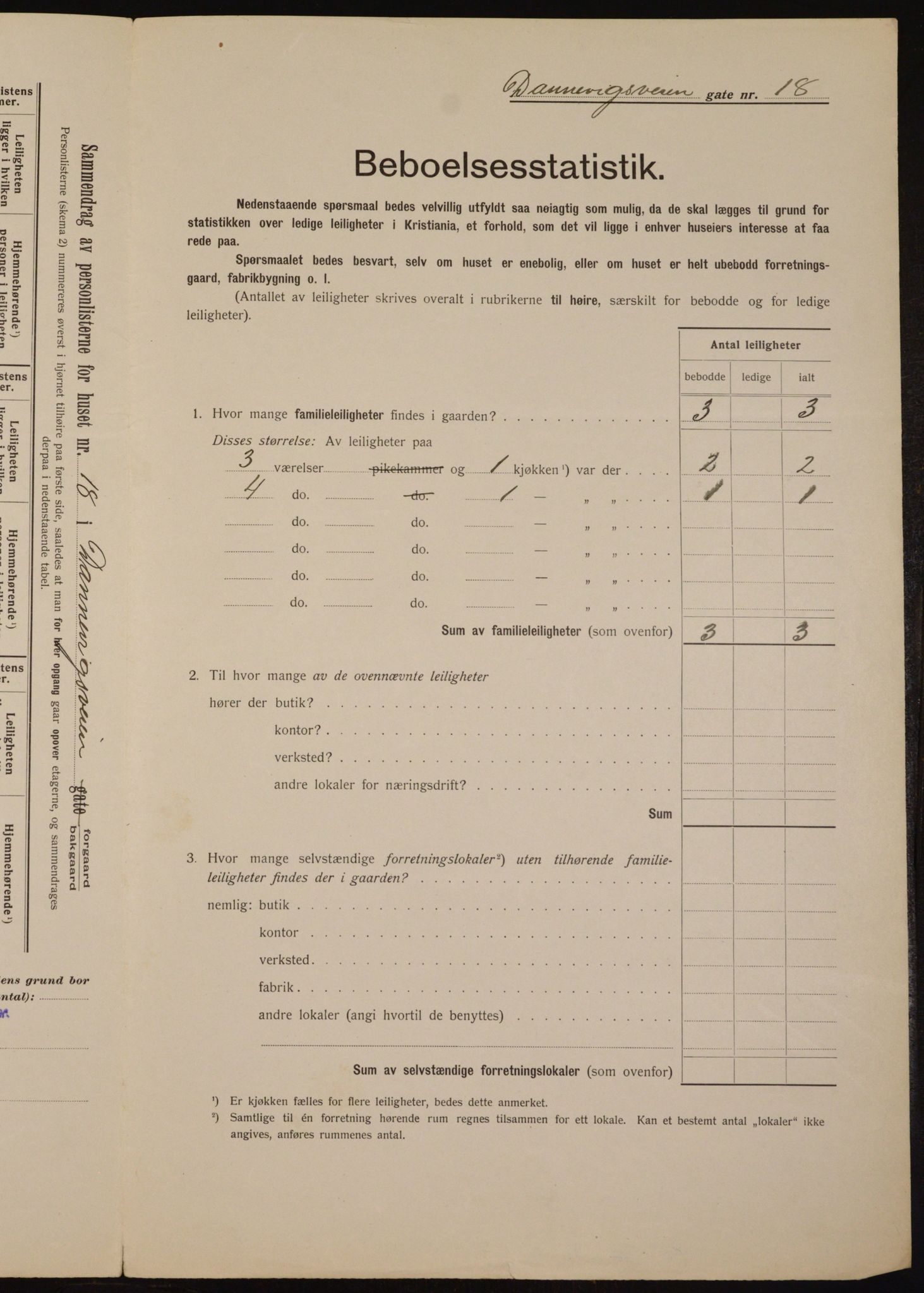 OBA, Municipal Census 1912 for Kristiania, 1912, p. 15233