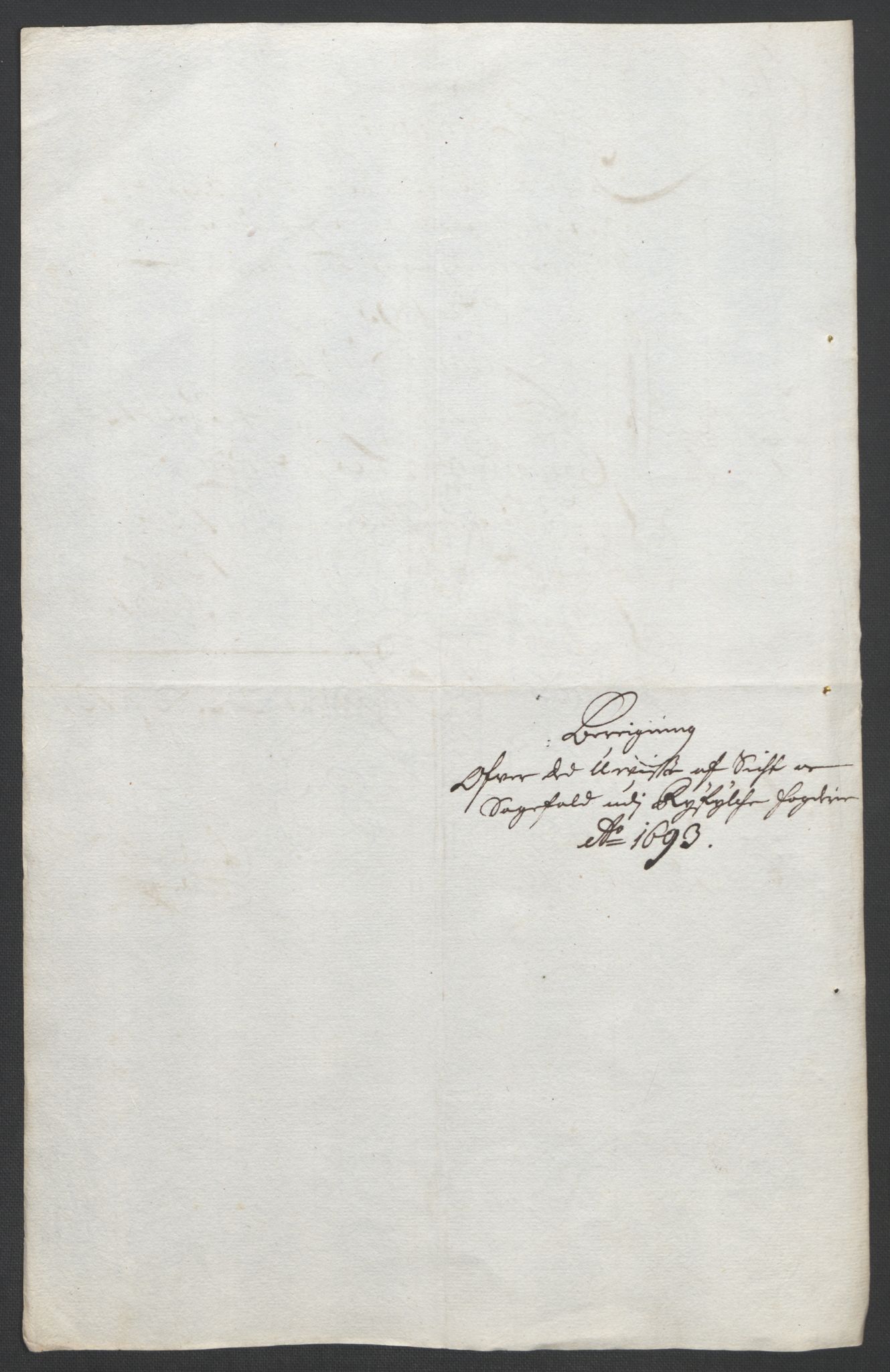 Rentekammeret inntil 1814, Reviderte regnskaper, Fogderegnskap, RA/EA-4092/R47/L2856: Fogderegnskap Ryfylke, 1689-1693, p. 606