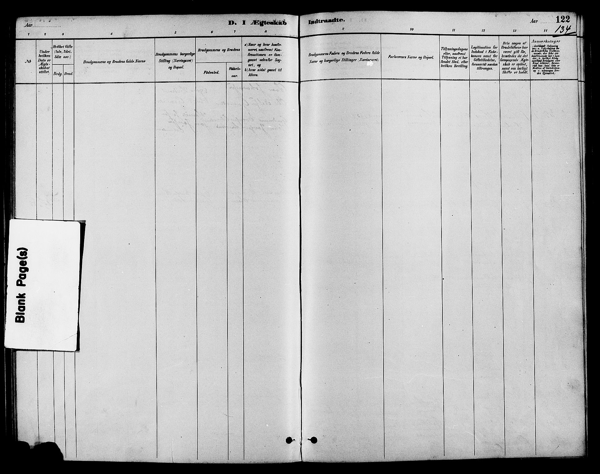 Nord-Aurdal prestekontor, SAH/PREST-132/H/Ha/Hab/L0007: Parish register (copy) no. 7, 1883-1910, p. 134