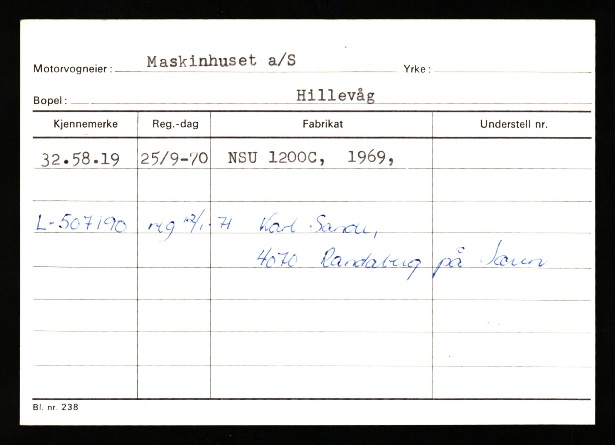 Stavanger trafikkstasjon, AV/SAST-A-101942/0/G/L0011: Registreringsnummer: 240000 - 363477, 1930-1971, p. 2285