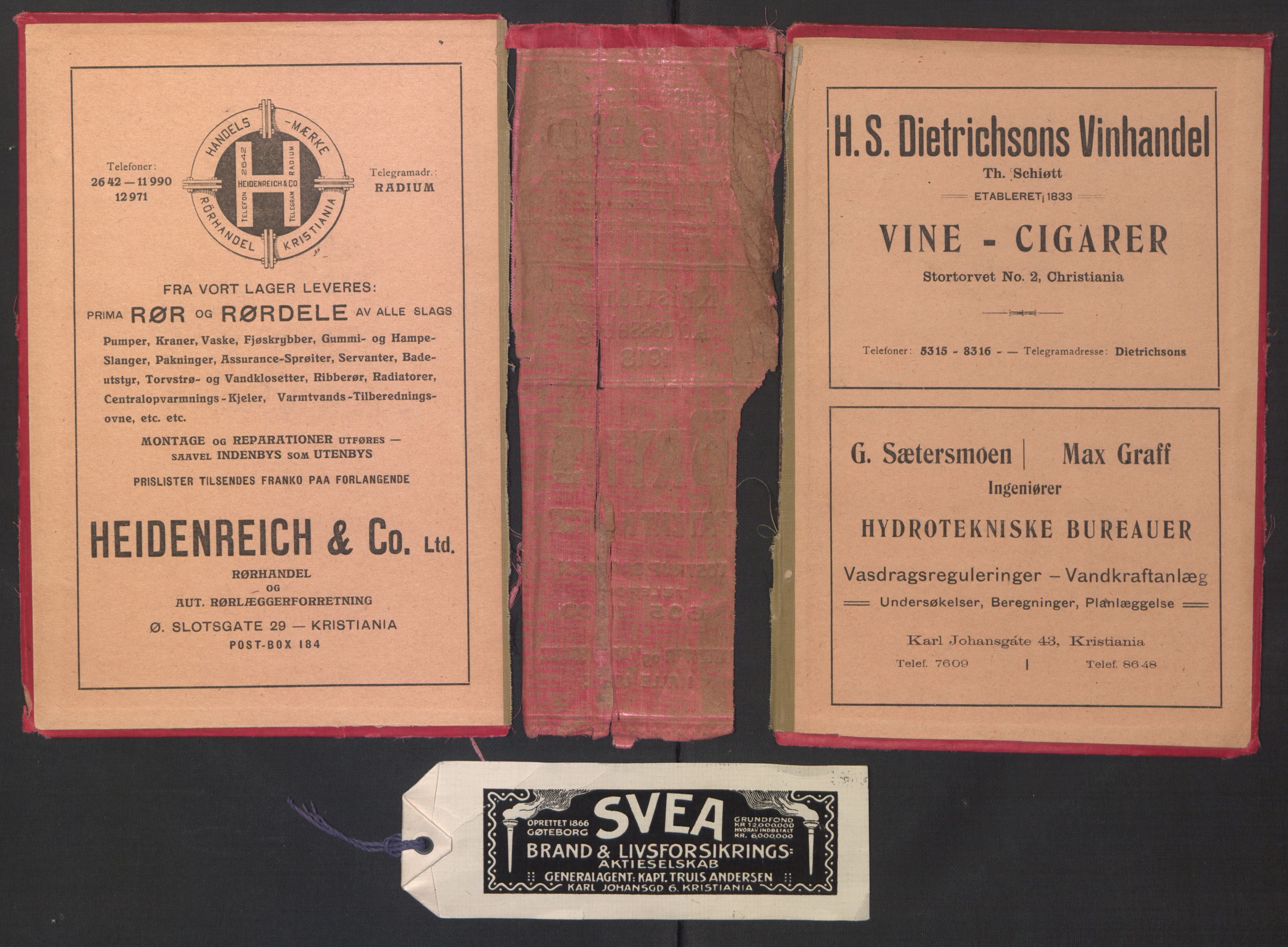 Kristiania/Oslo adressebok, PUBL/-, 1918, p. 2