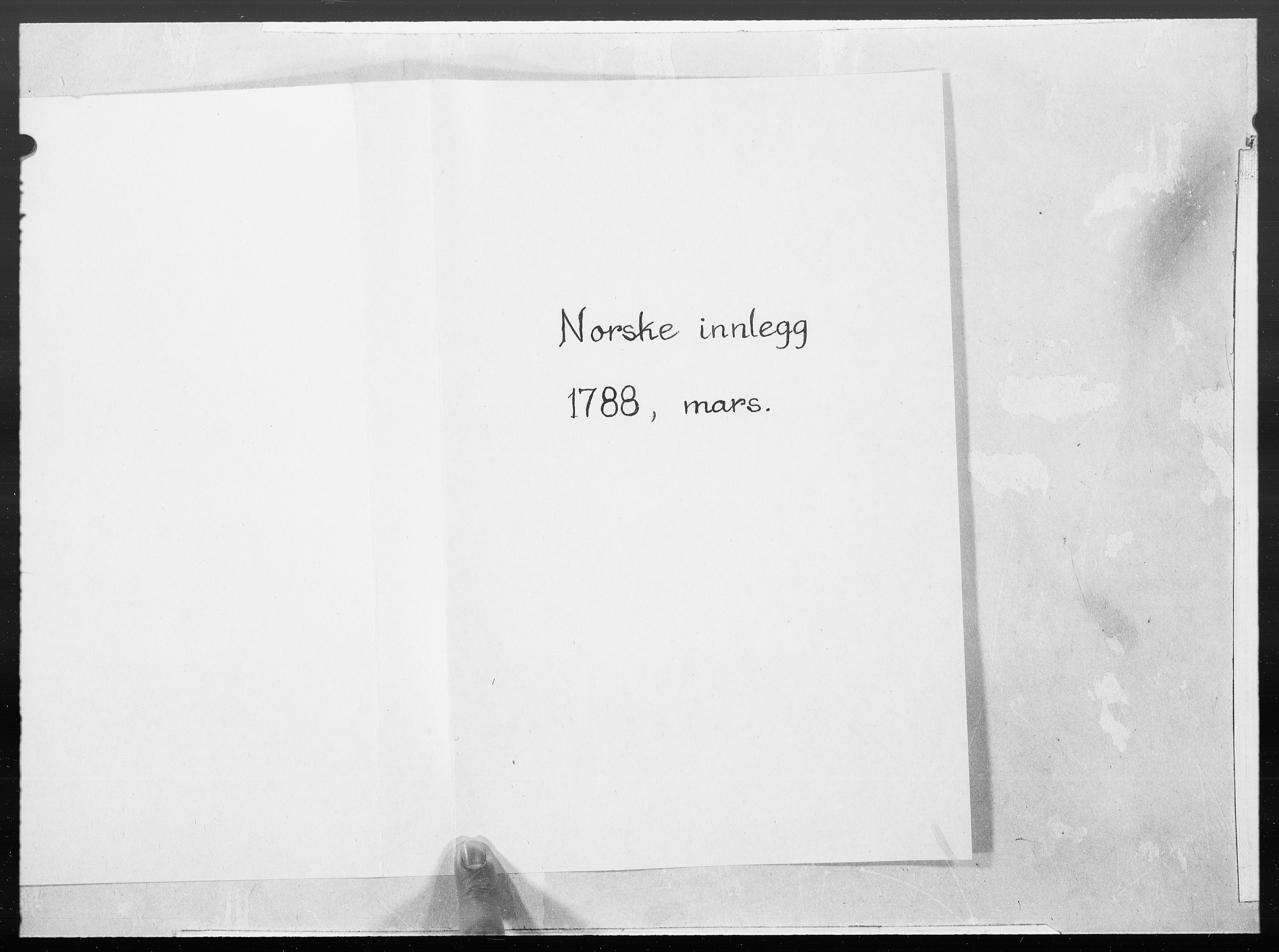 Danske Kanselli 1572-1799, AV/RA-EA-3023/F/Fc/Fcc/Fcca/L0270: Norske innlegg 1572-1799, 1788, p. 321