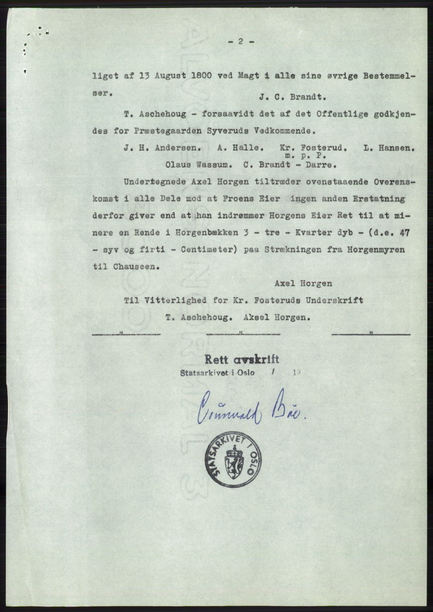 Statsarkivet i Oslo, AV/SAO-A-10621/Z/Zd/L0013: Avskrifter, j.nr 16-1099/1961, 1961, p. 186