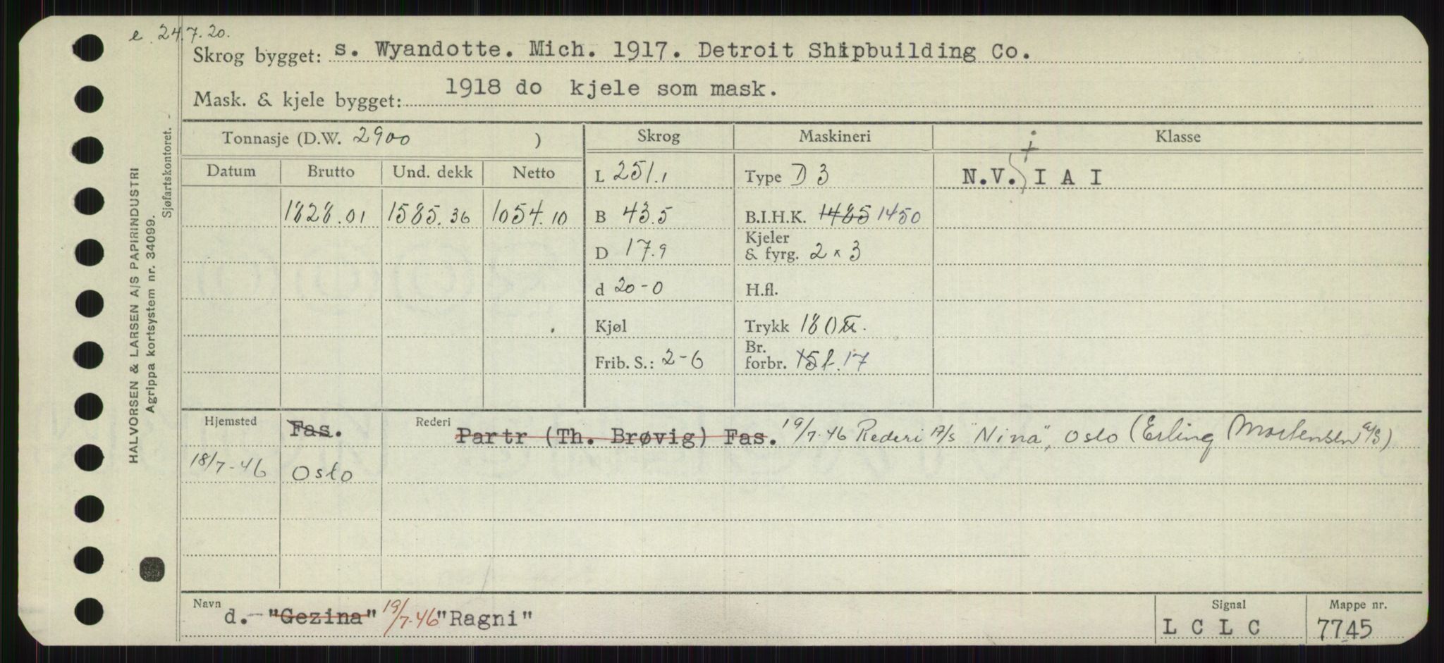 Sjøfartsdirektoratet med forløpere, Skipsmålingen, AV/RA-S-1627/H/Hb/L0004: Fartøy, O-S, p. 173