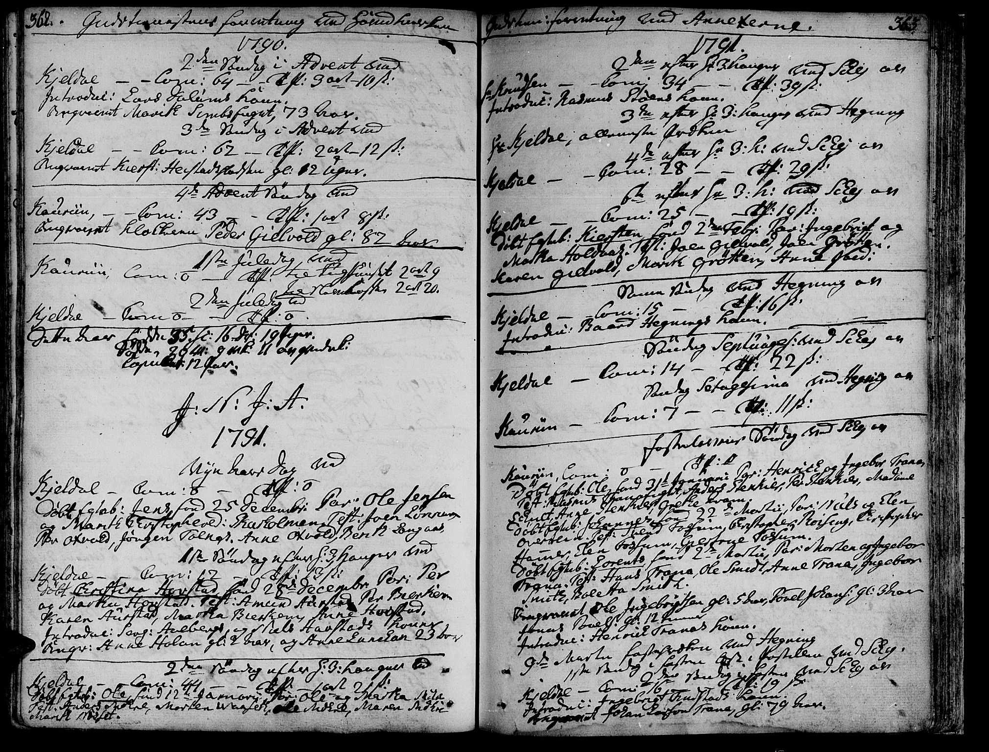 Ministerialprotokoller, klokkerbøker og fødselsregistre - Nord-Trøndelag, SAT/A-1458/735/L0331: Parish register (official) no. 735A02, 1762-1794, p. 362-363