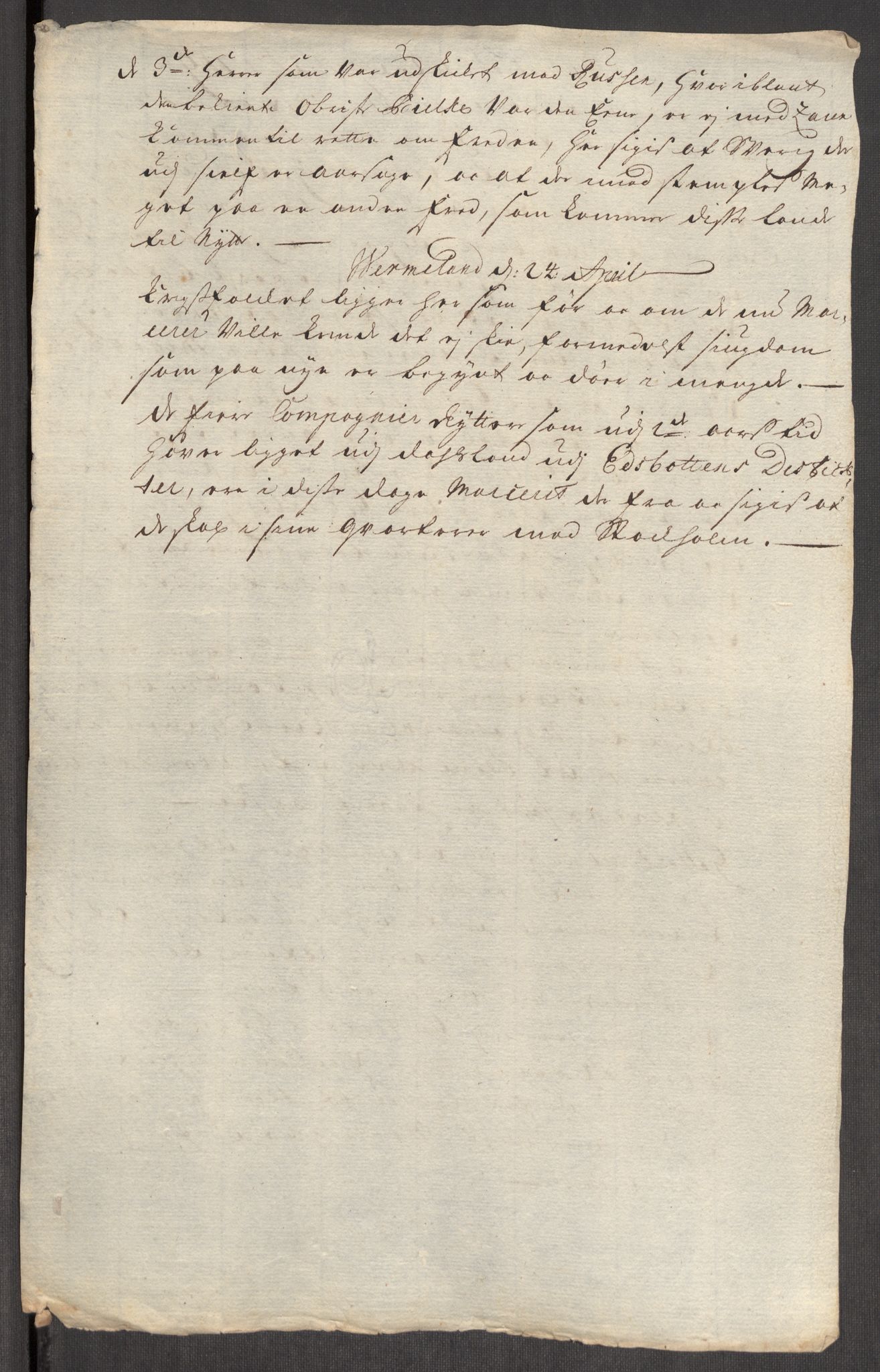 Kommanderende general (KG I) med Det norske krigsdirektorium, AV/RA-EA-5419/E/Eb/L0012: Kunnskap om fienden, kronologisk ordnet, 1718-1719, p. 658