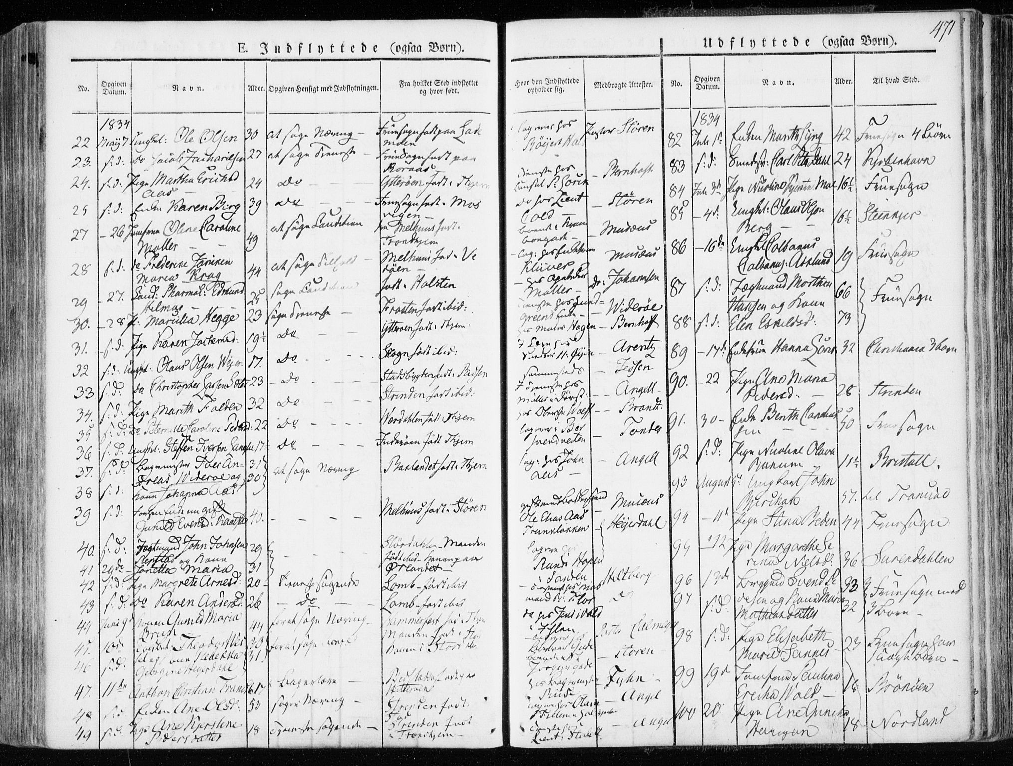 Ministerialprotokoller, klokkerbøker og fødselsregistre - Sør-Trøndelag, AV/SAT-A-1456/601/L0047: Parish register (official) no. 601A15, 1831-1839, p. 471