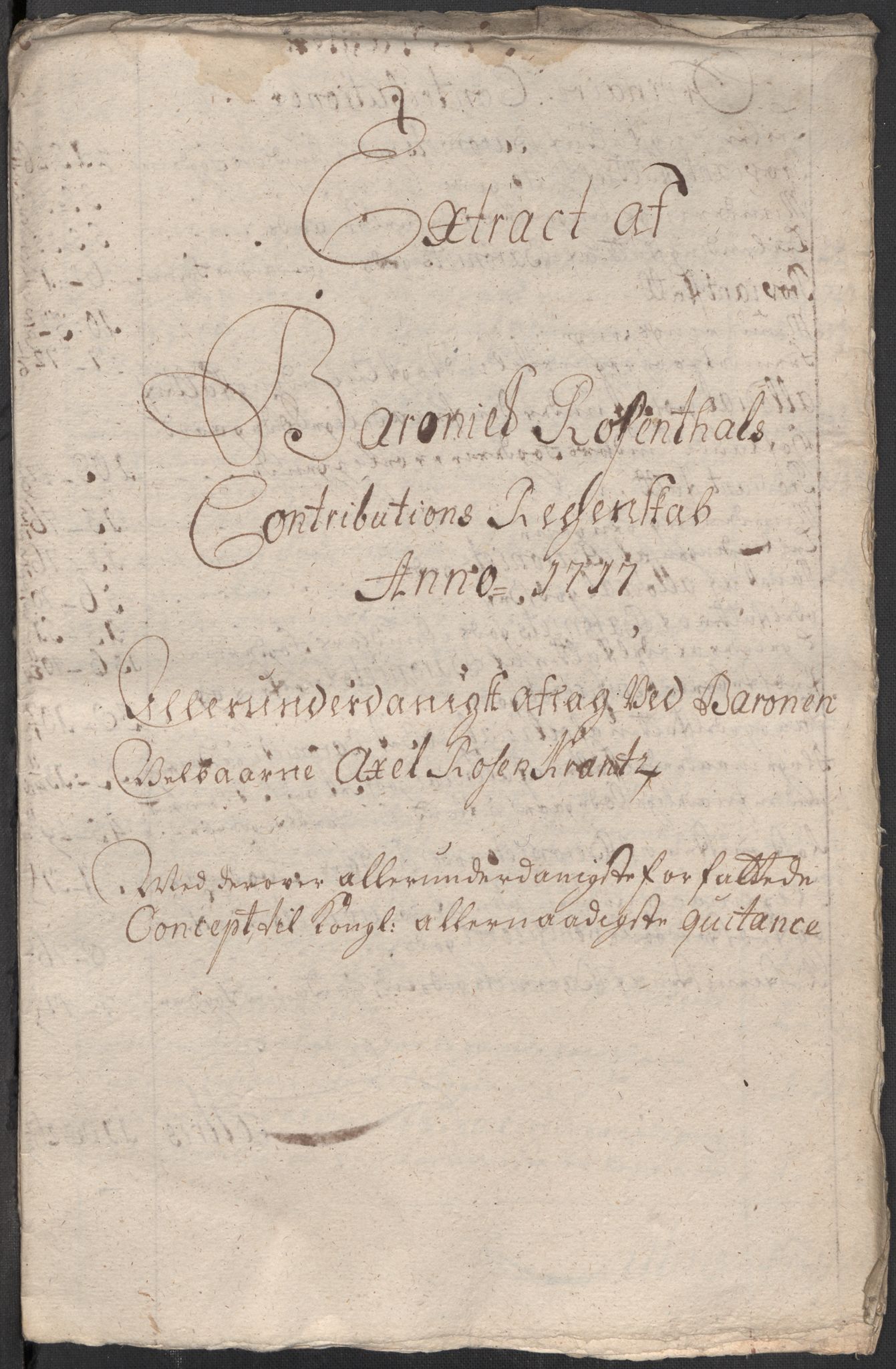 Rentekammeret inntil 1814, Reviderte regnskaper, Fogderegnskap, RA/EA-4092/R49/L3139: Fogderegnskap Rosendal Baroni, 1715-1717, p. 212