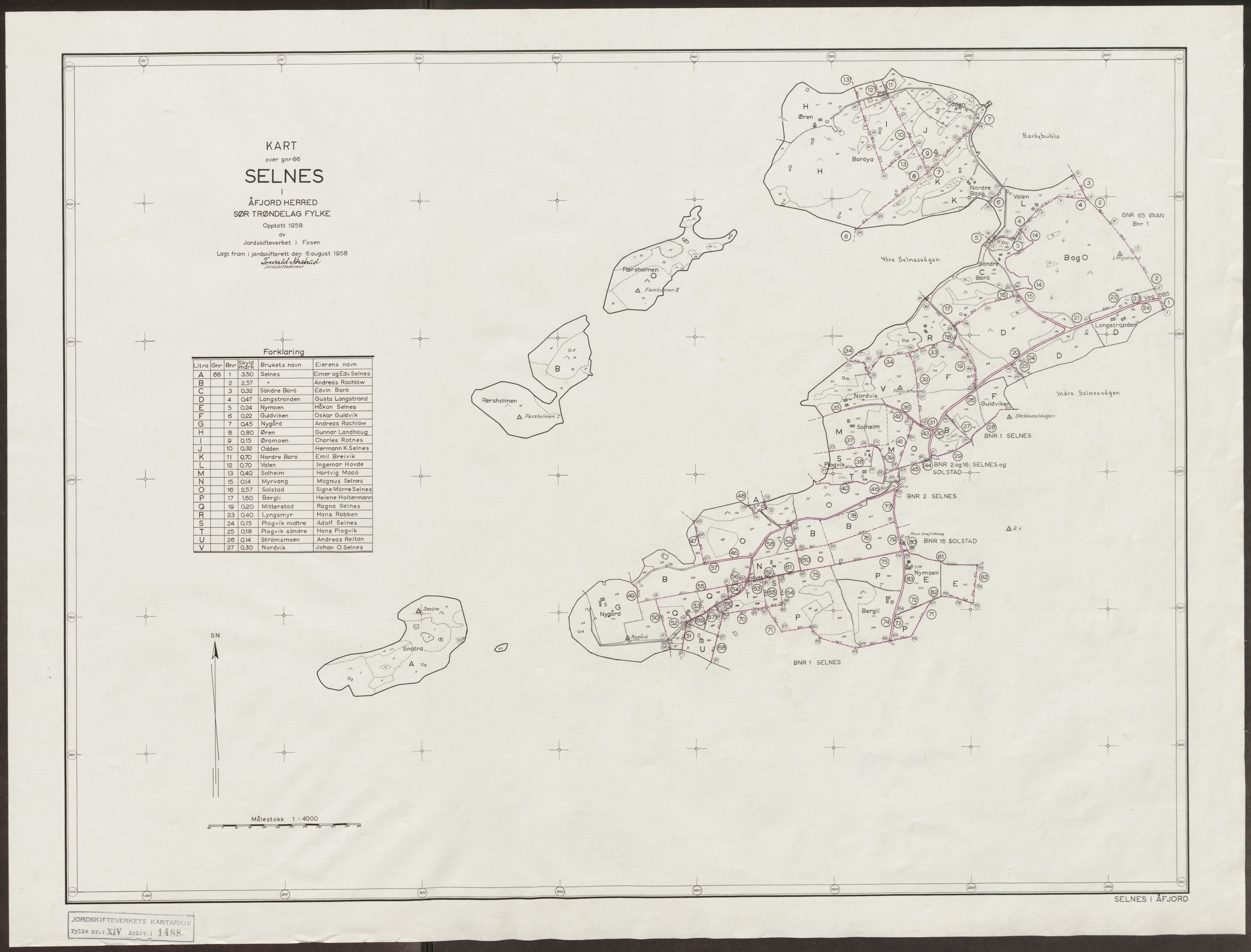 Jordskifteverkets kartarkiv, RA/S-3929/T, 1859-1988, p. 2272