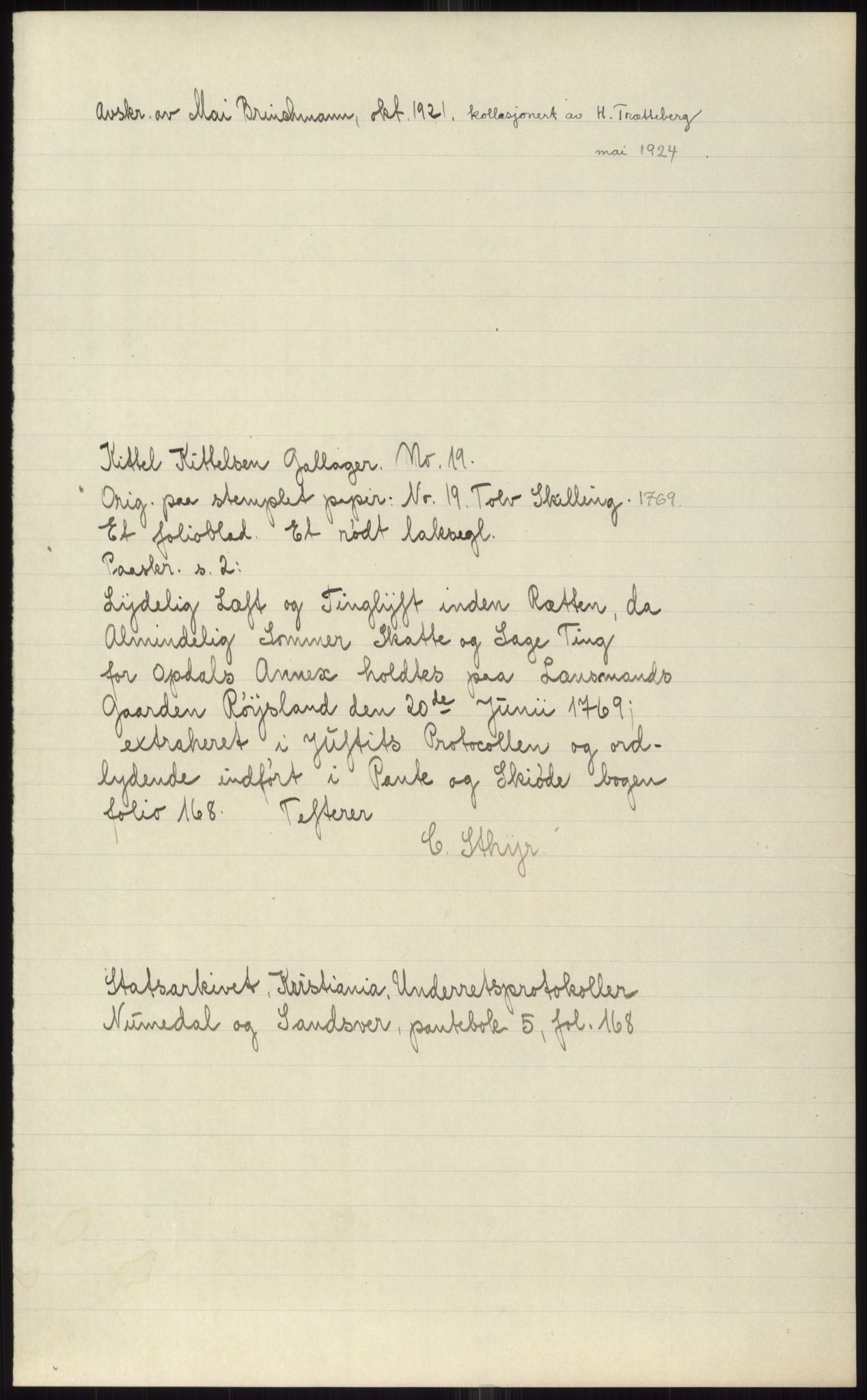 Samlinger til kildeutgivelse, Diplomavskriftsamlingen, AV/RA-EA-4053/H/Ha, p. 1828